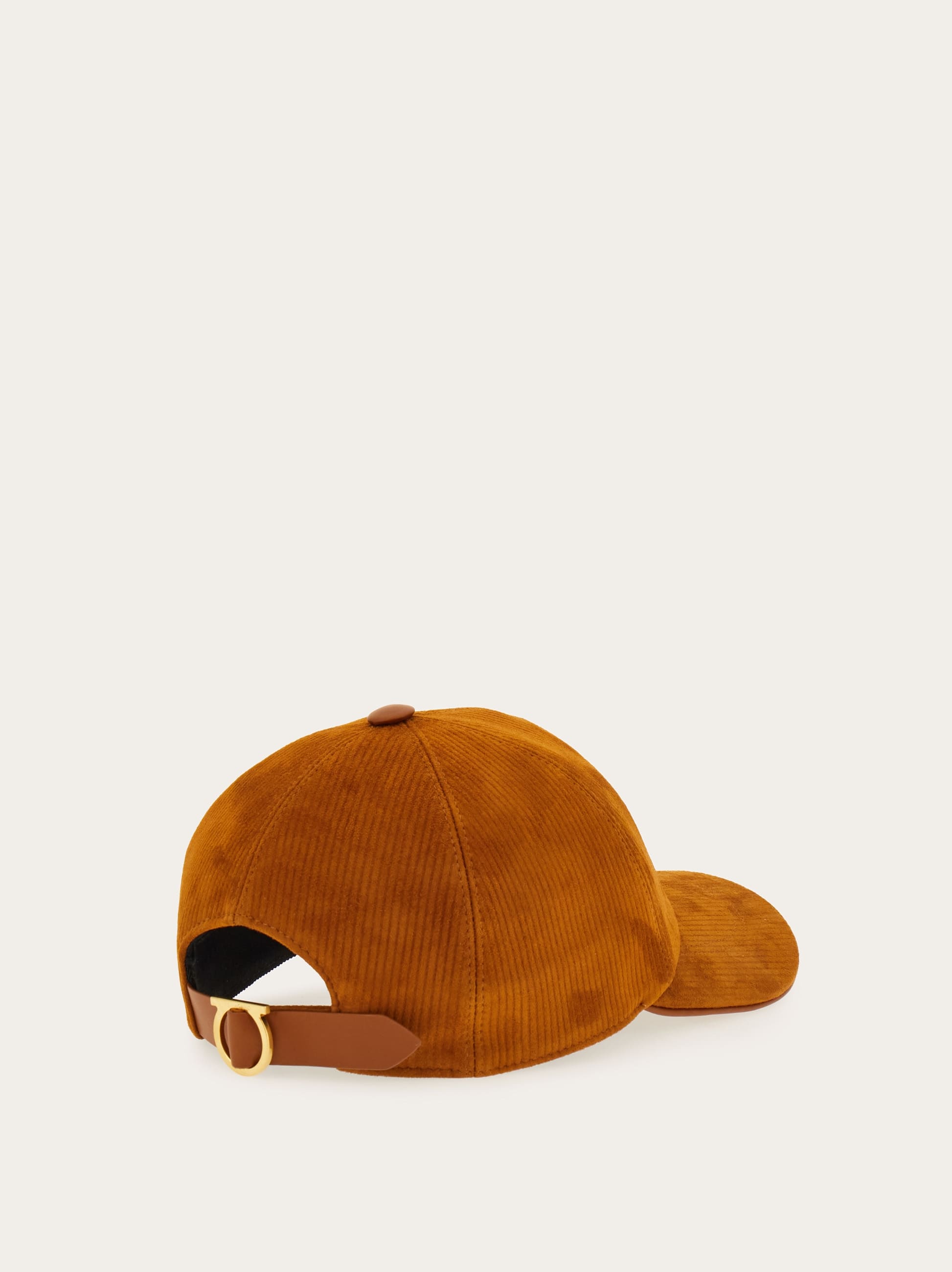 Ferragamo Corduroy Baseball Cap