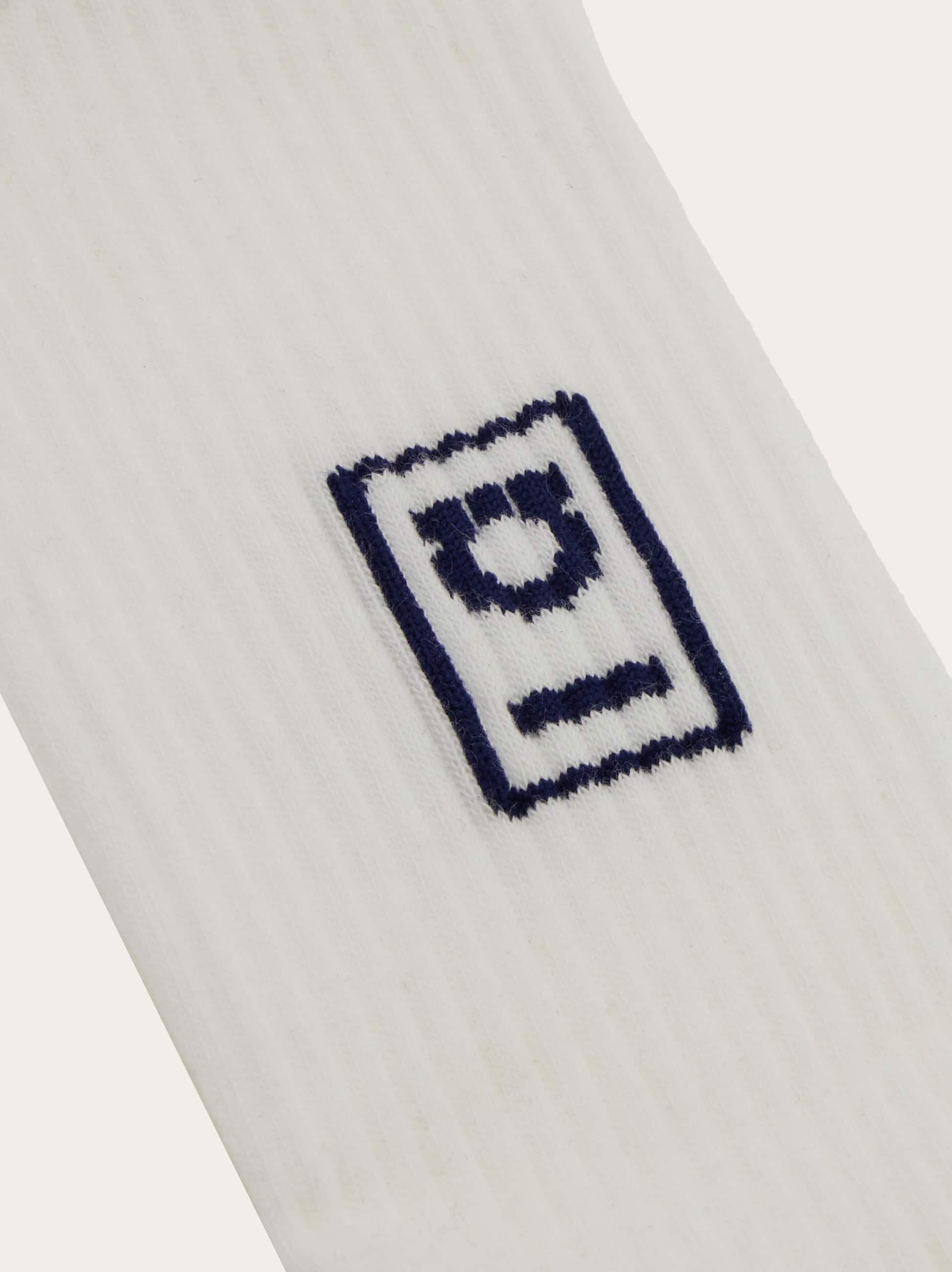 Ferragamo Hug Sports Socks In White