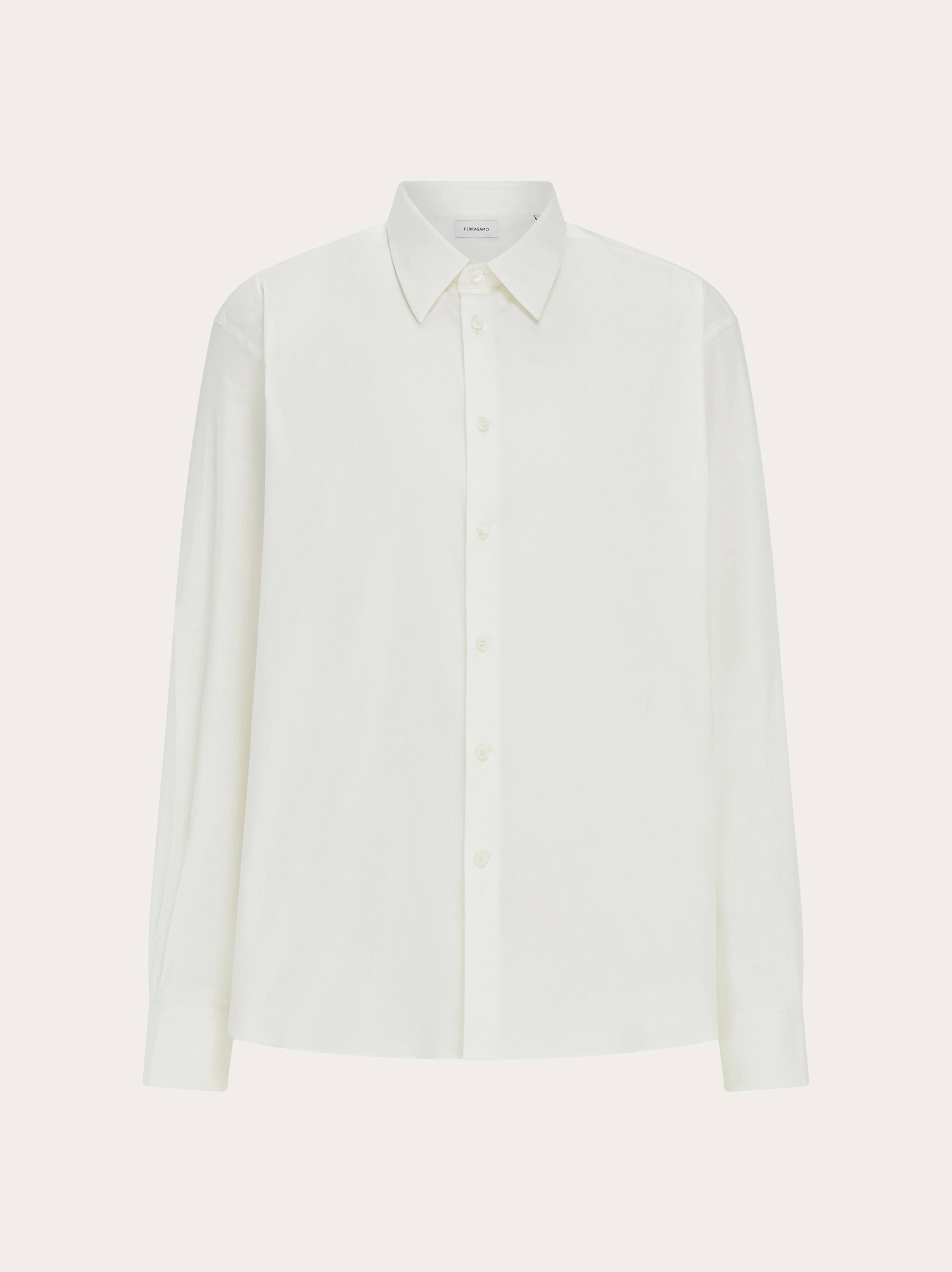 Ferragamo Uomo Camicia slim fit Bianco