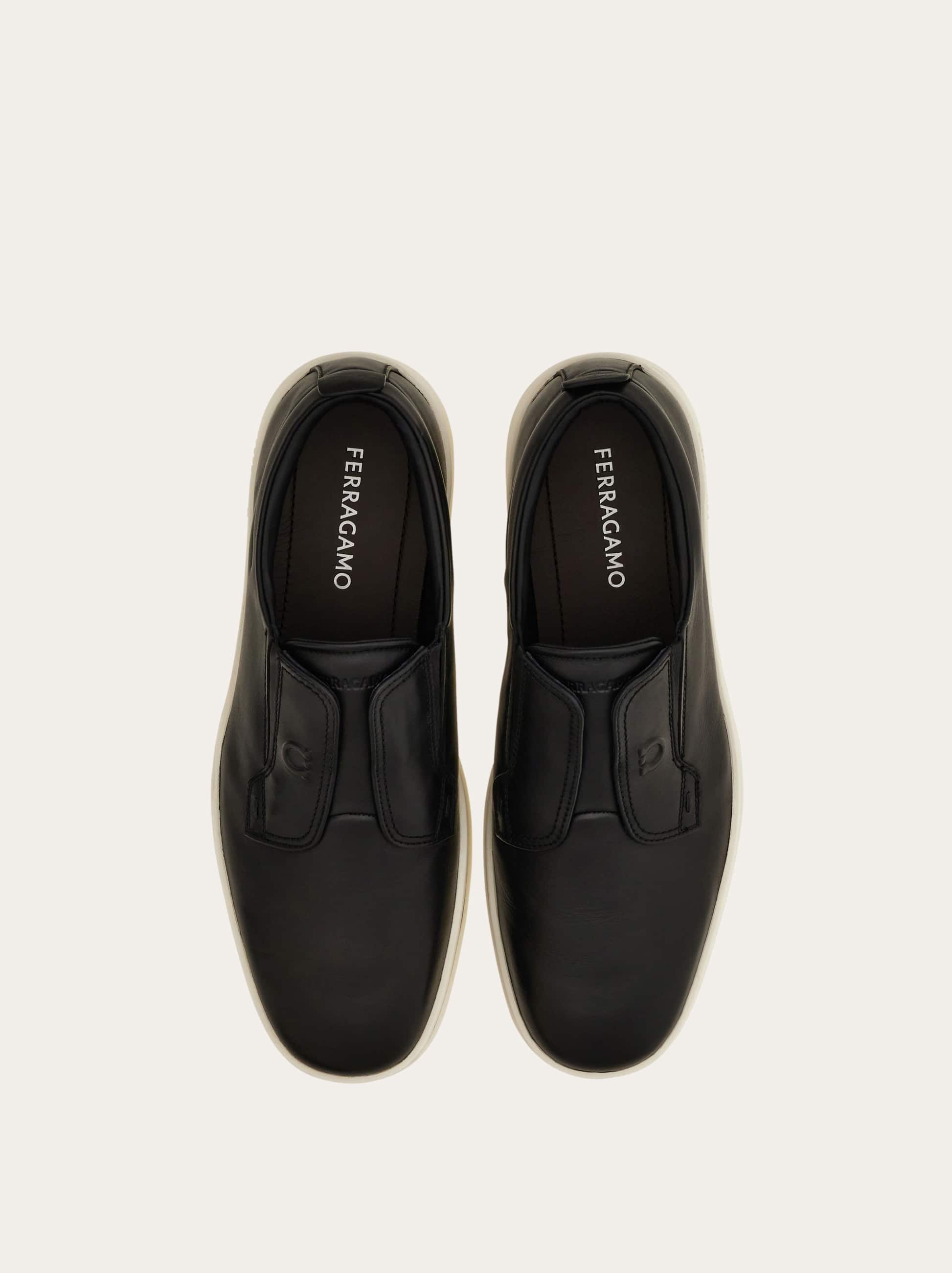  Ferragamo Herren Slip-on-derby Schwarz Größe 39 