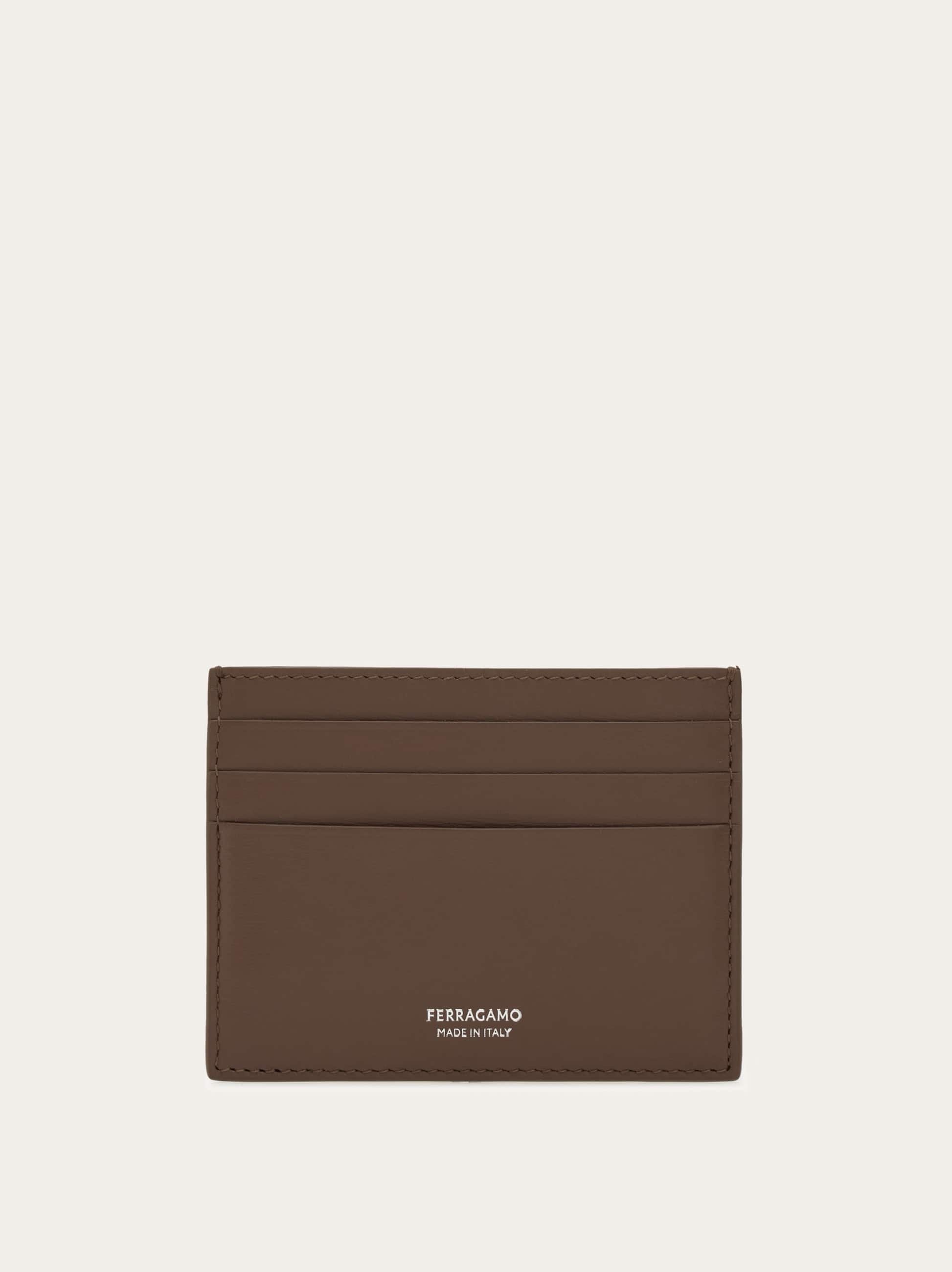 Ferragamo Uomo Porta carte di credito Grigio