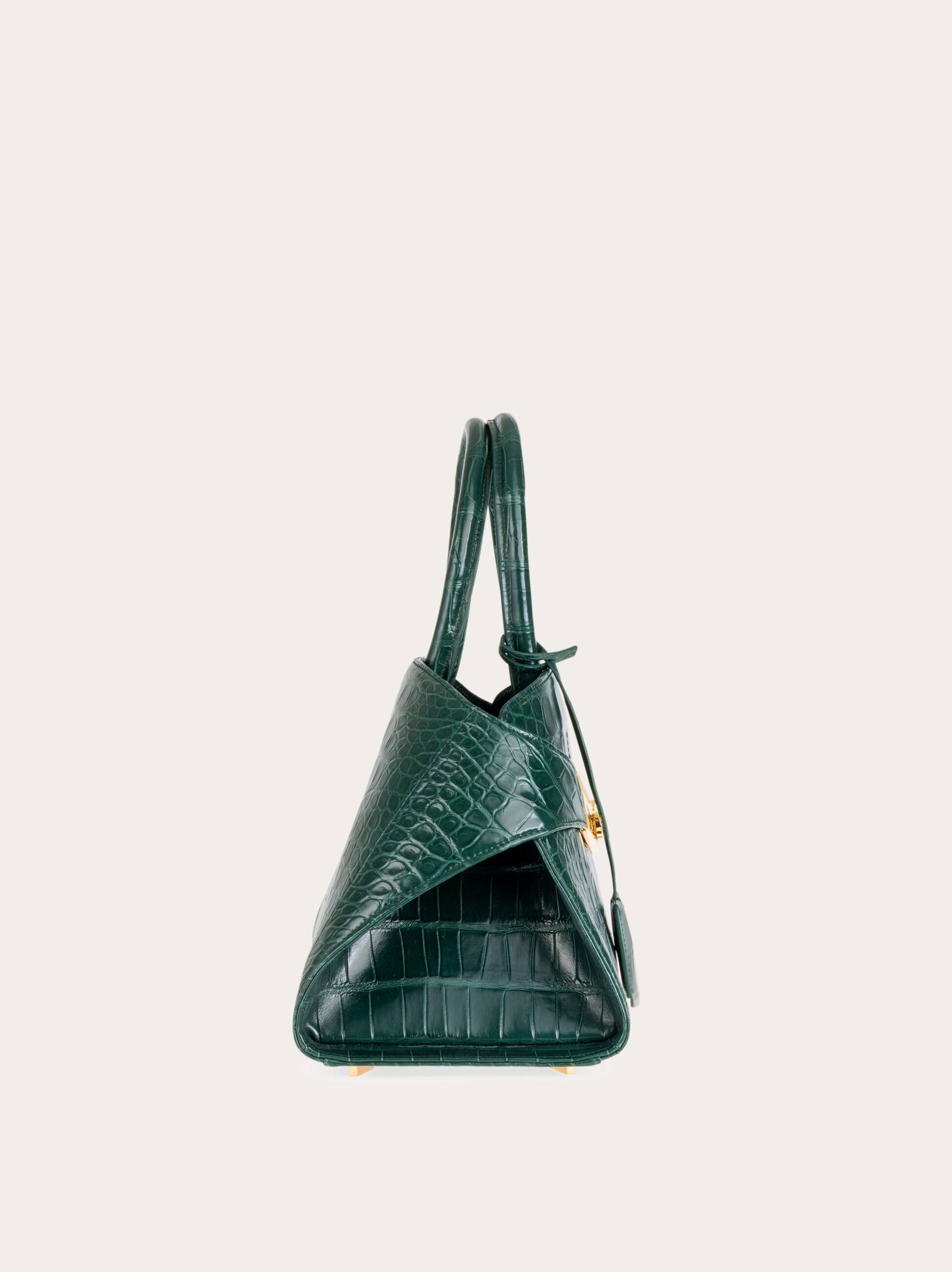  Ferragamo Damen Hug Handtasche (m) Grün 