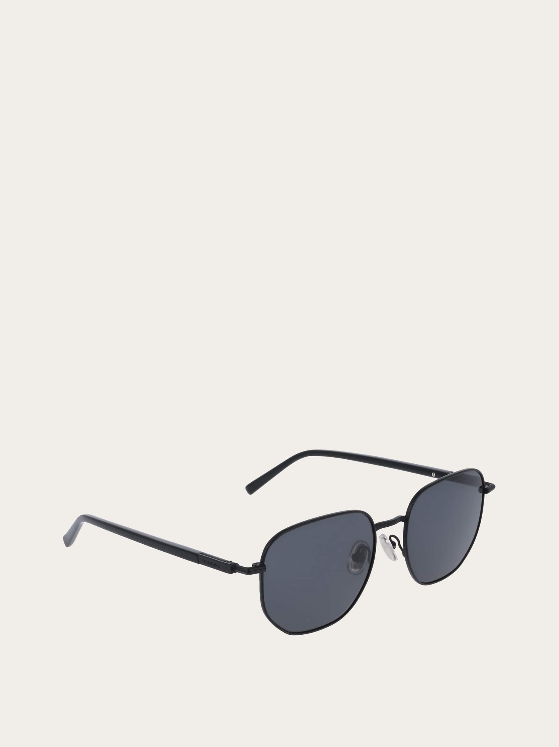  Ferragamo Men Rectangular Frame Sunglasses Blue 