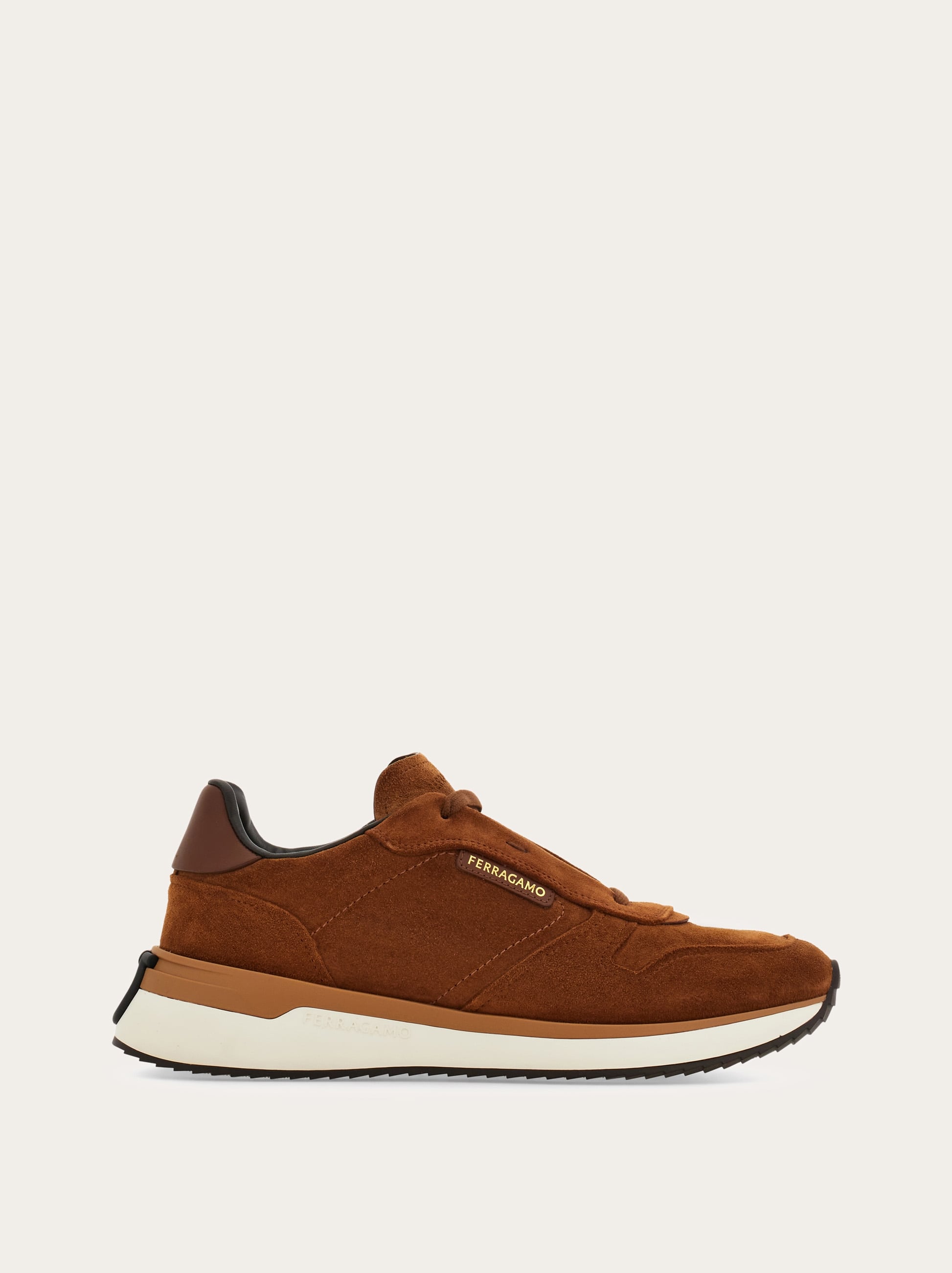 Ferragamo Uomo Sneaker bassa Marrone Taglia 39.5