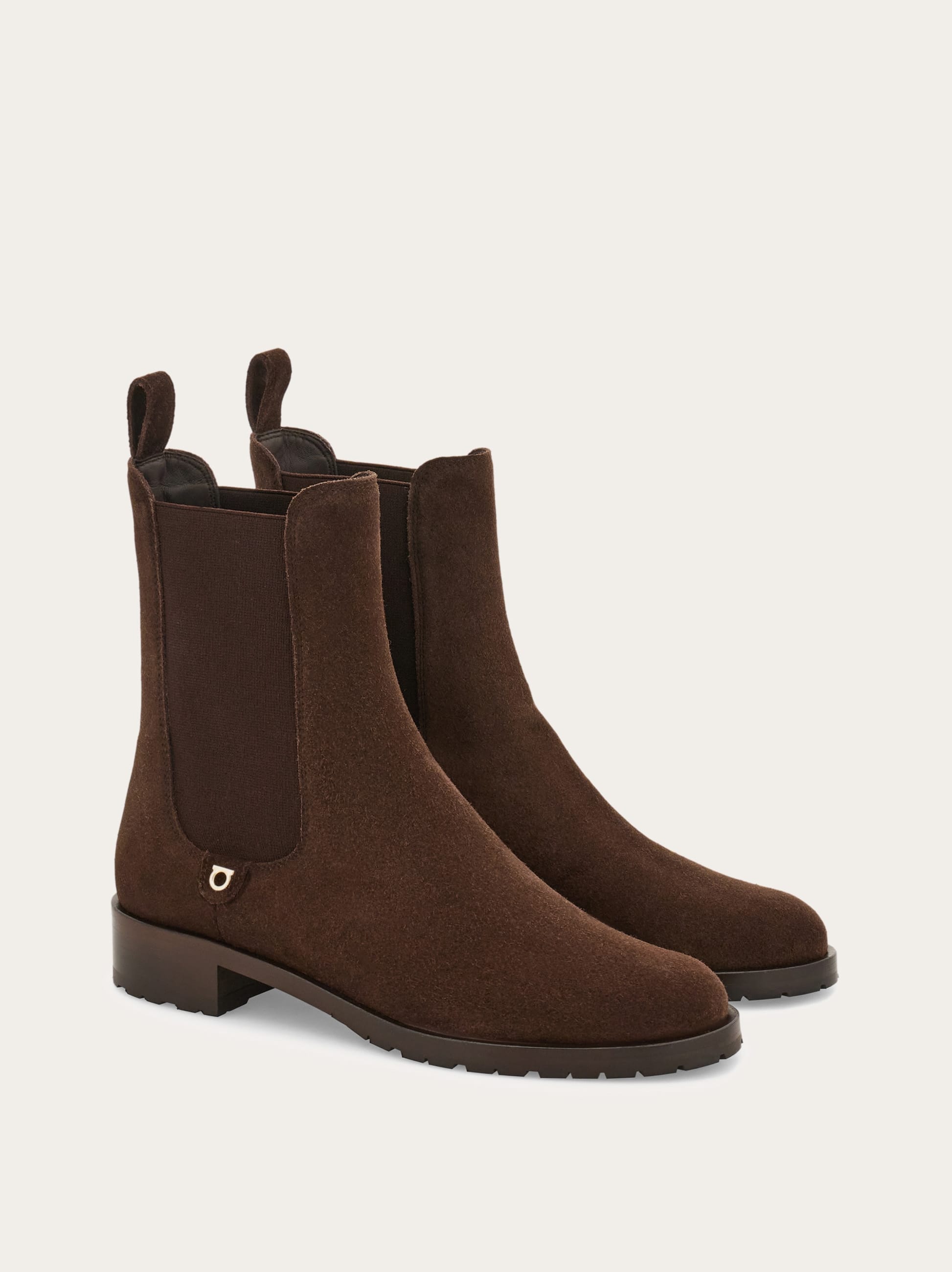  Ferragamo Damen Chelsea-boot Braun Größe 36 