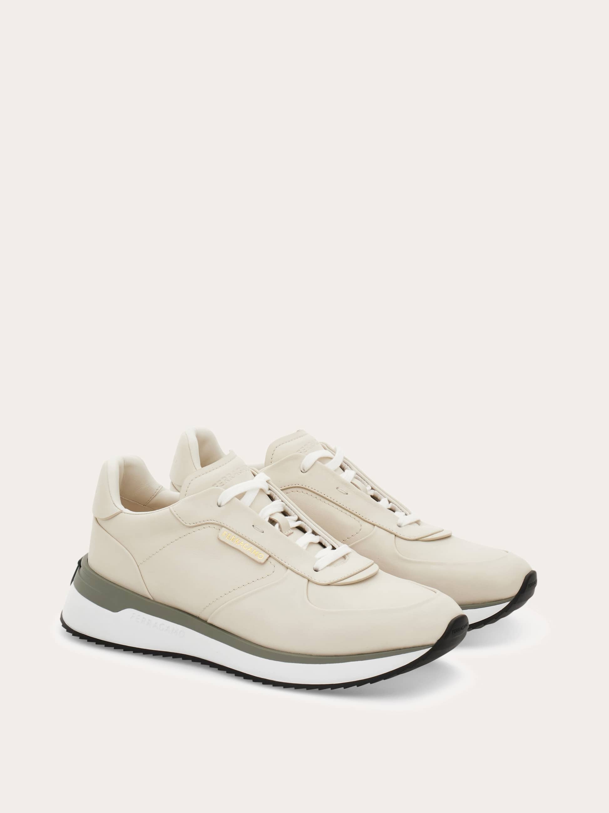 Ferragamo Gancini-detail Low-top Sneakers In White