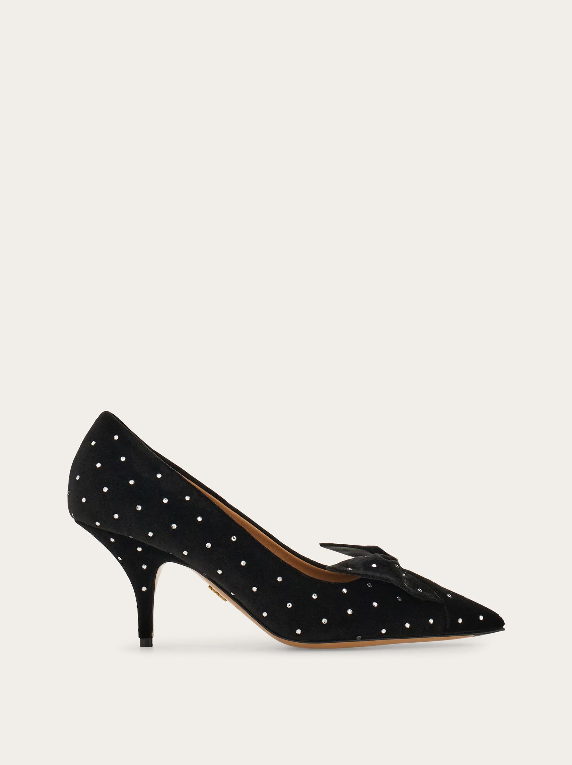 Ferragamo Donna Décolleté con fiocco soft Nero Taglia 35.5