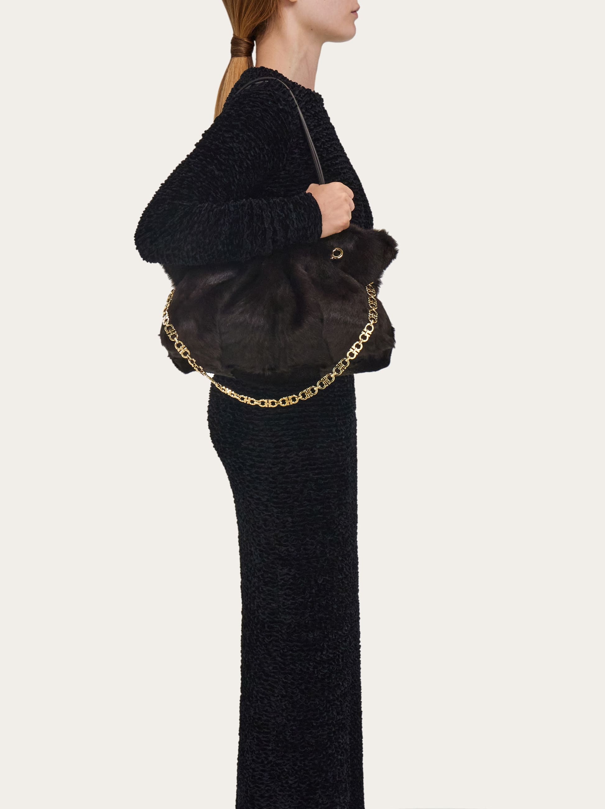 Ferragamo Soft-bag (m) In Brown