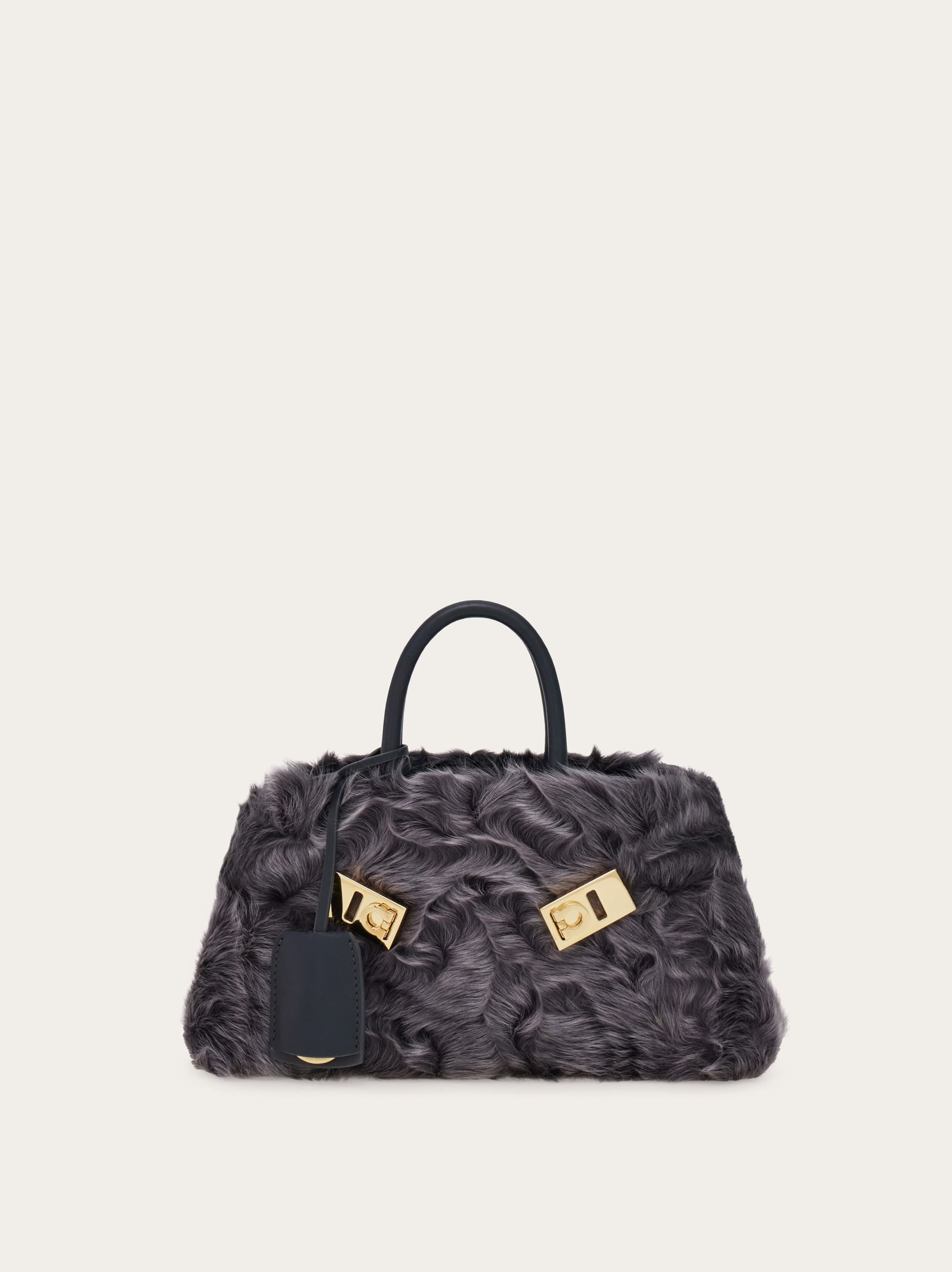 Ferragamo Donna Borsa a mano Hug (XS) Grigio