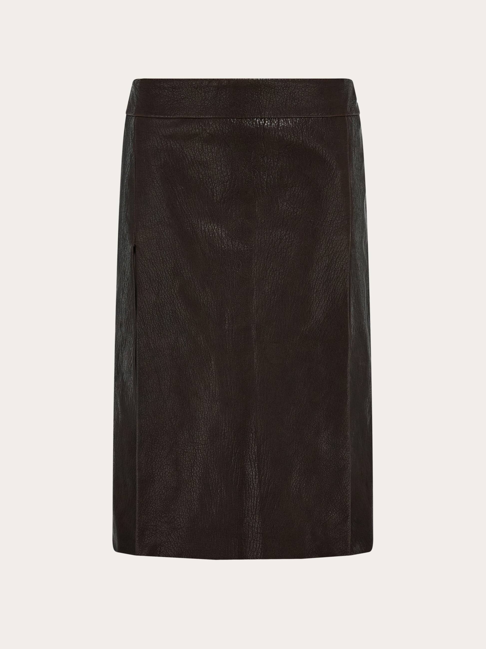 Ferragamo Donna Gonna in pelle Marrone