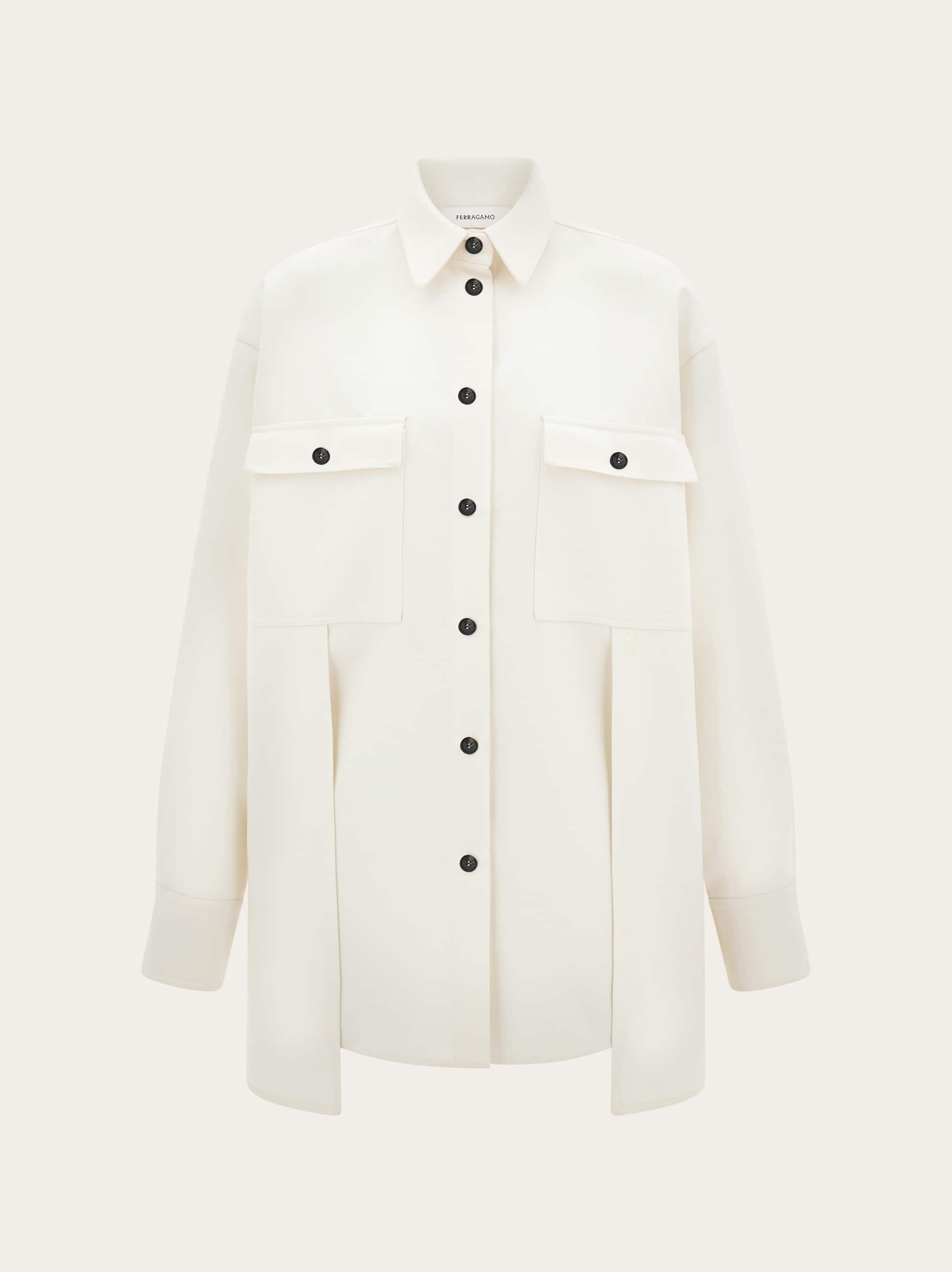 Ferragamo Donna Camicia oversize Bianco