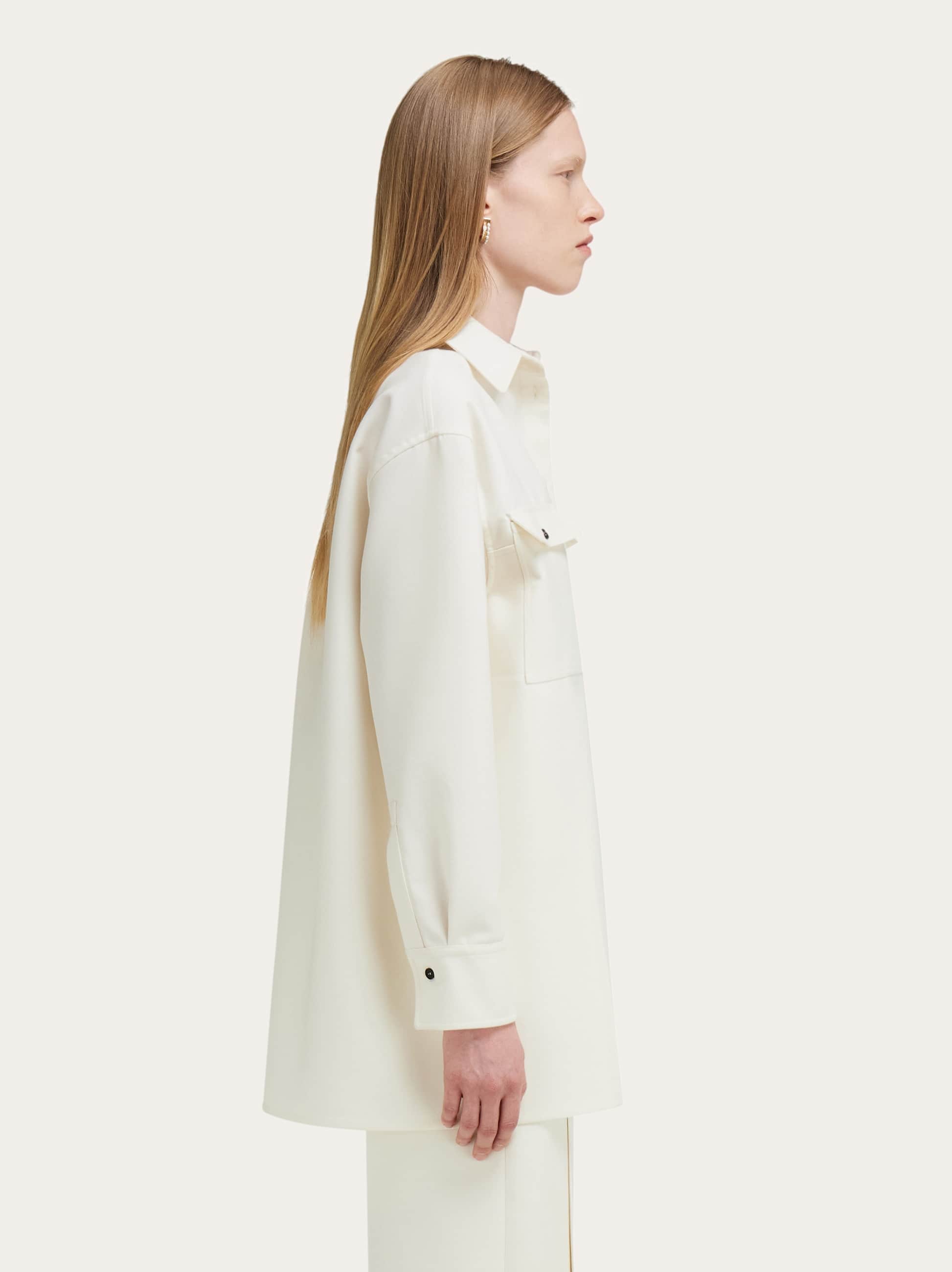  Ferragamo Damen Oversize-bluse Weiß 