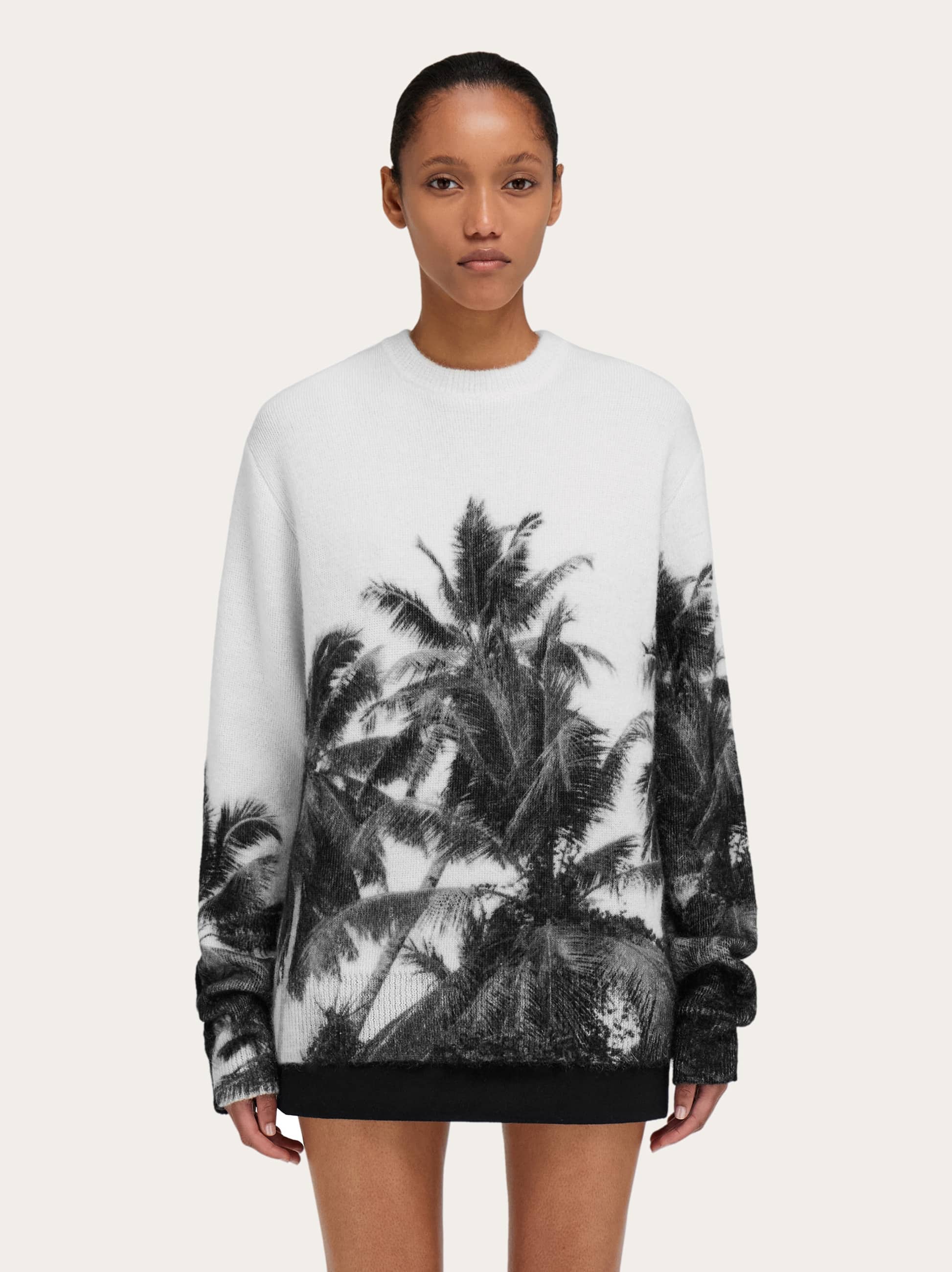 Ferragamo Trinidad Print Pullover In Multi