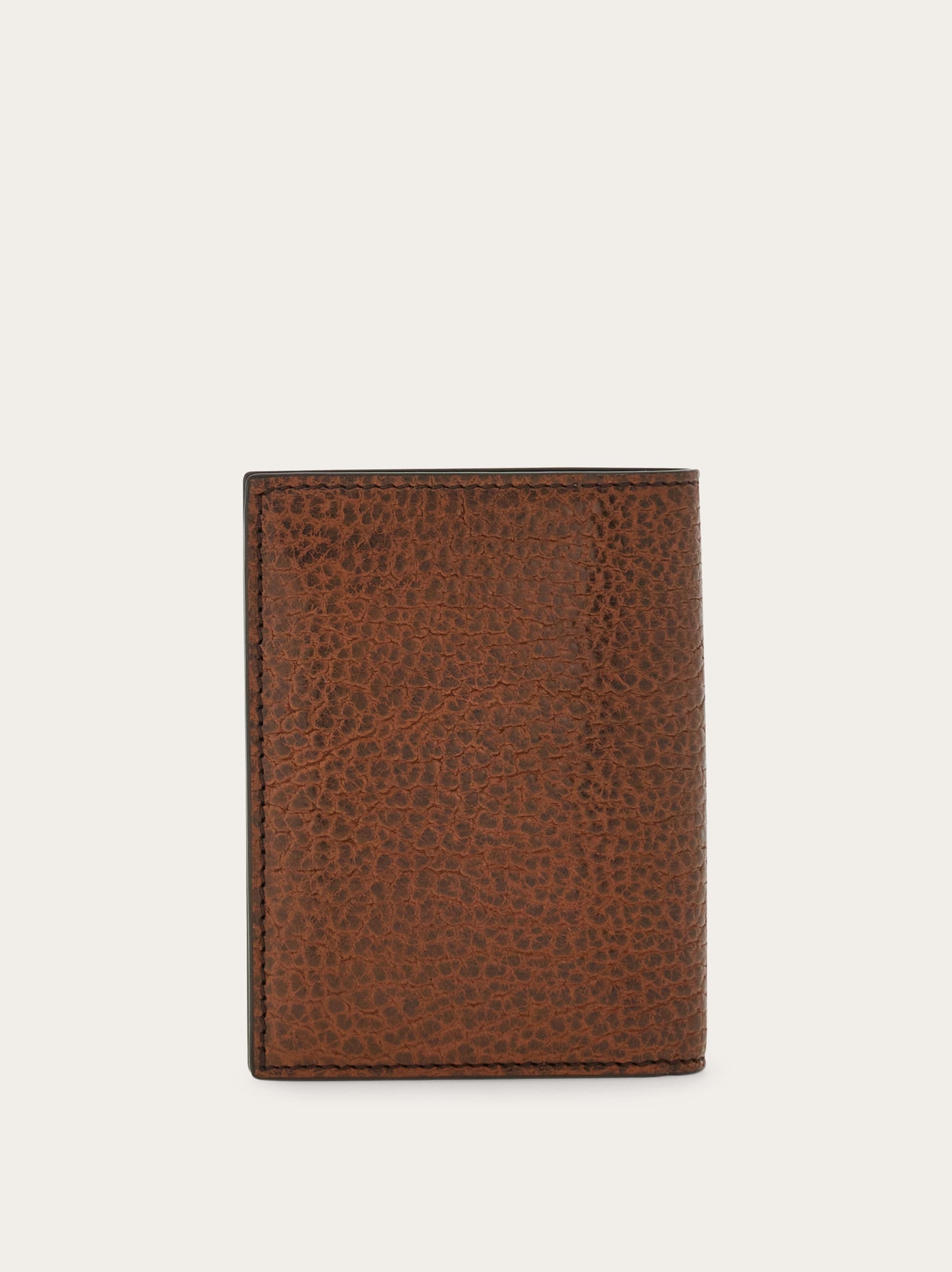  Ferragamo Herren Gancini Kreditkartenetui Braun 