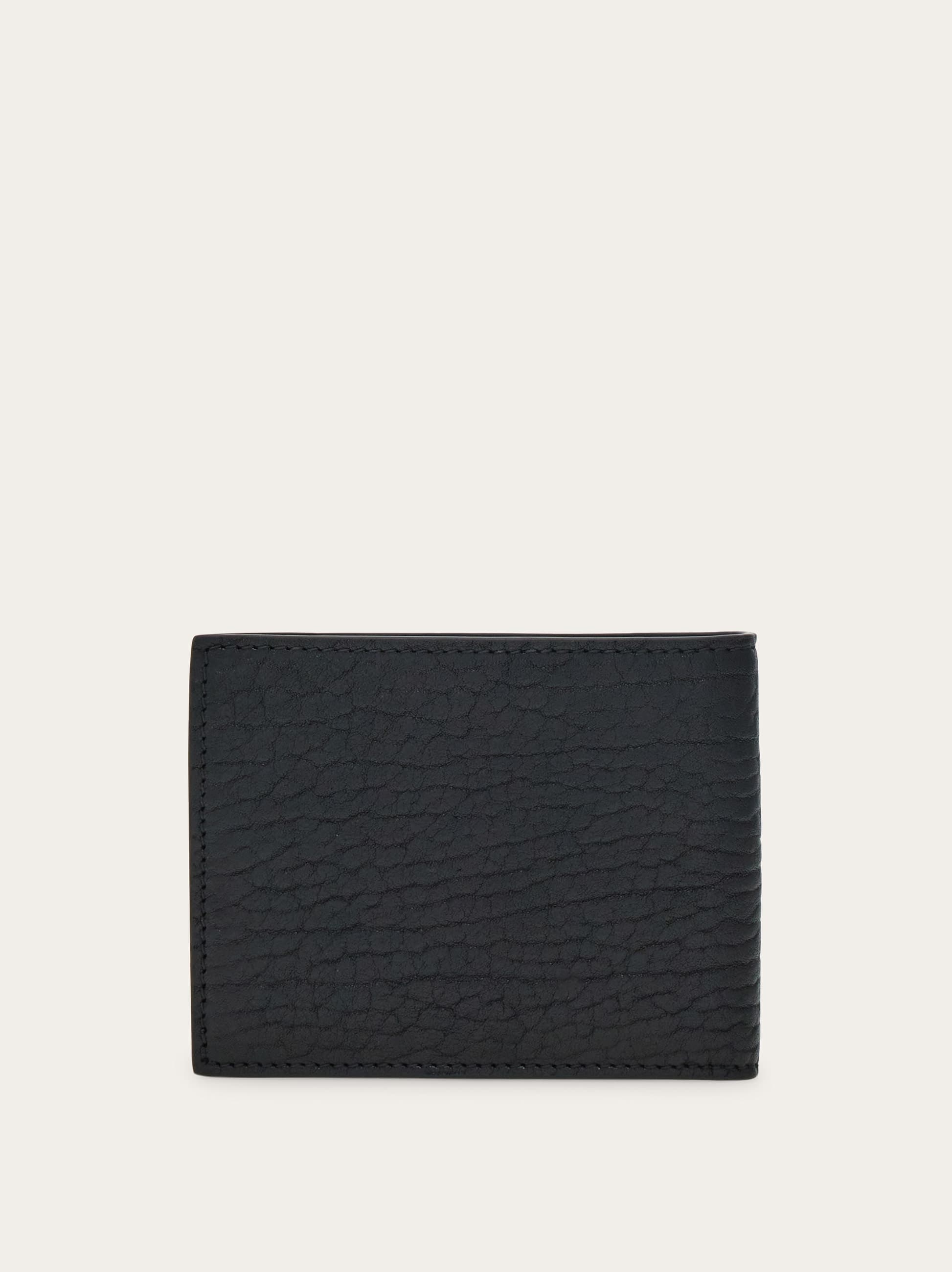  Ferragamo Herren Gancini Brieftasche Schwarz 