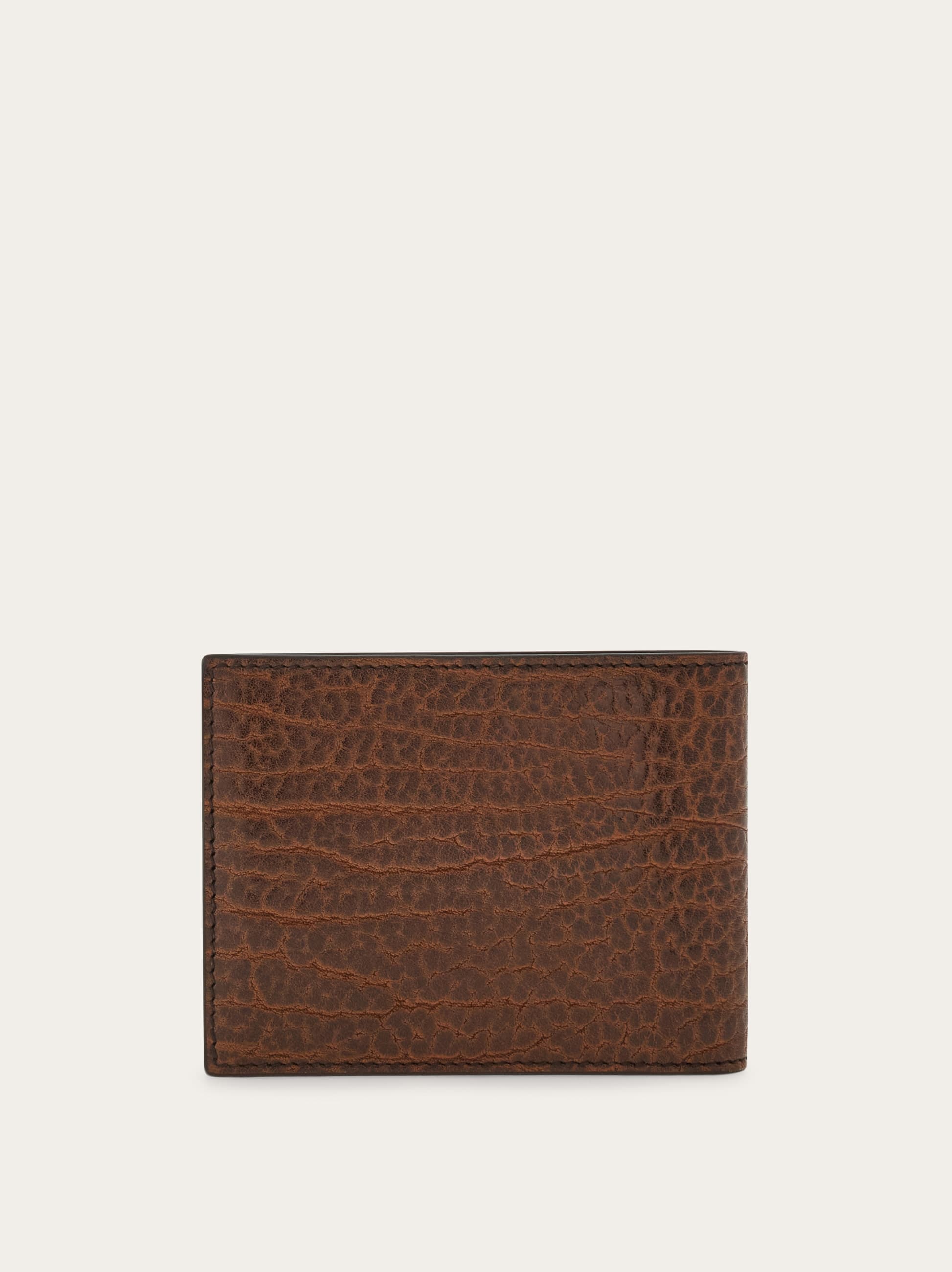  Ferragamo Herren Gancini Brieftasche Braun 