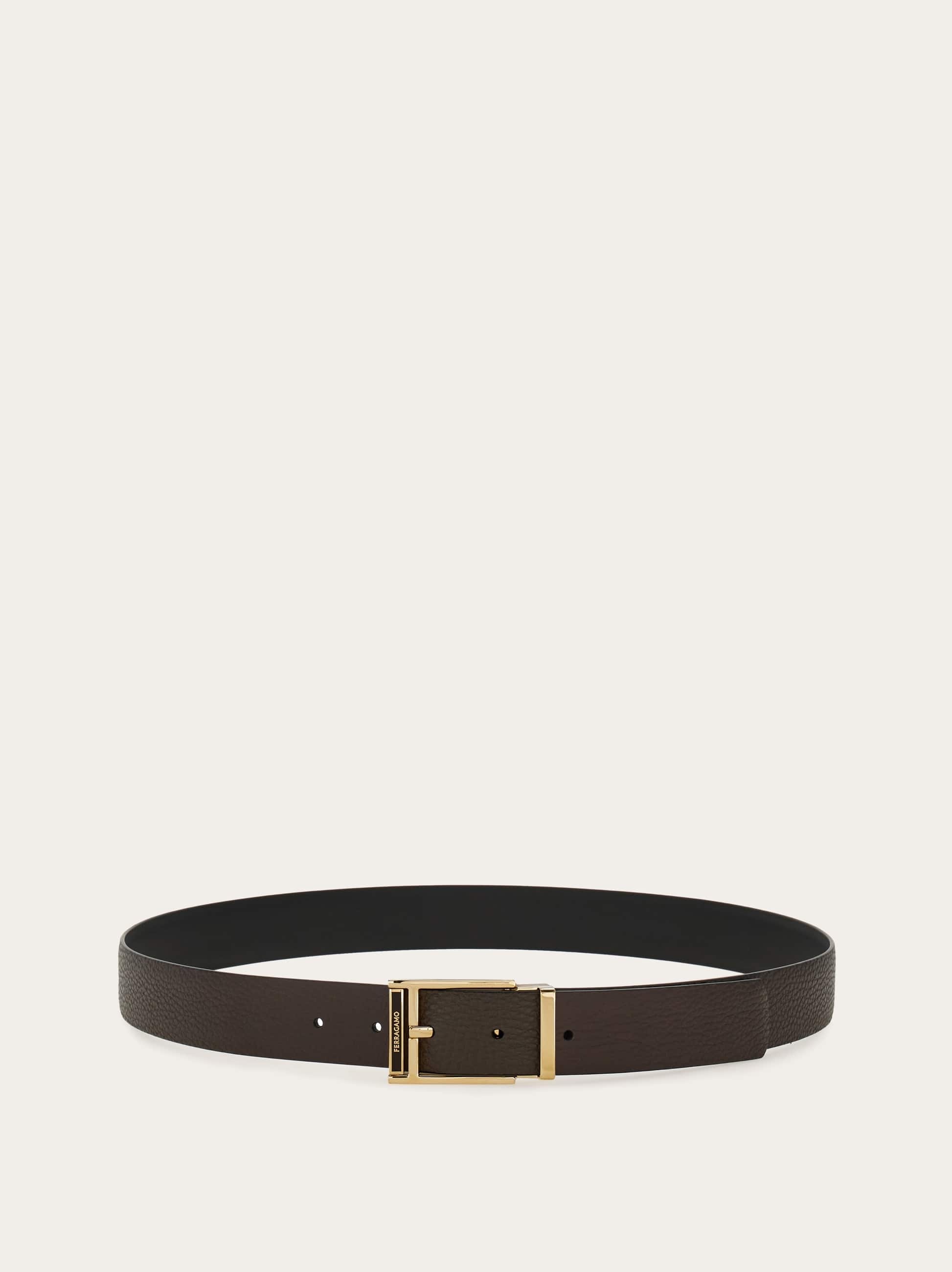  Ferragamo Herren Verstellbarer Wendegürtel Braun 