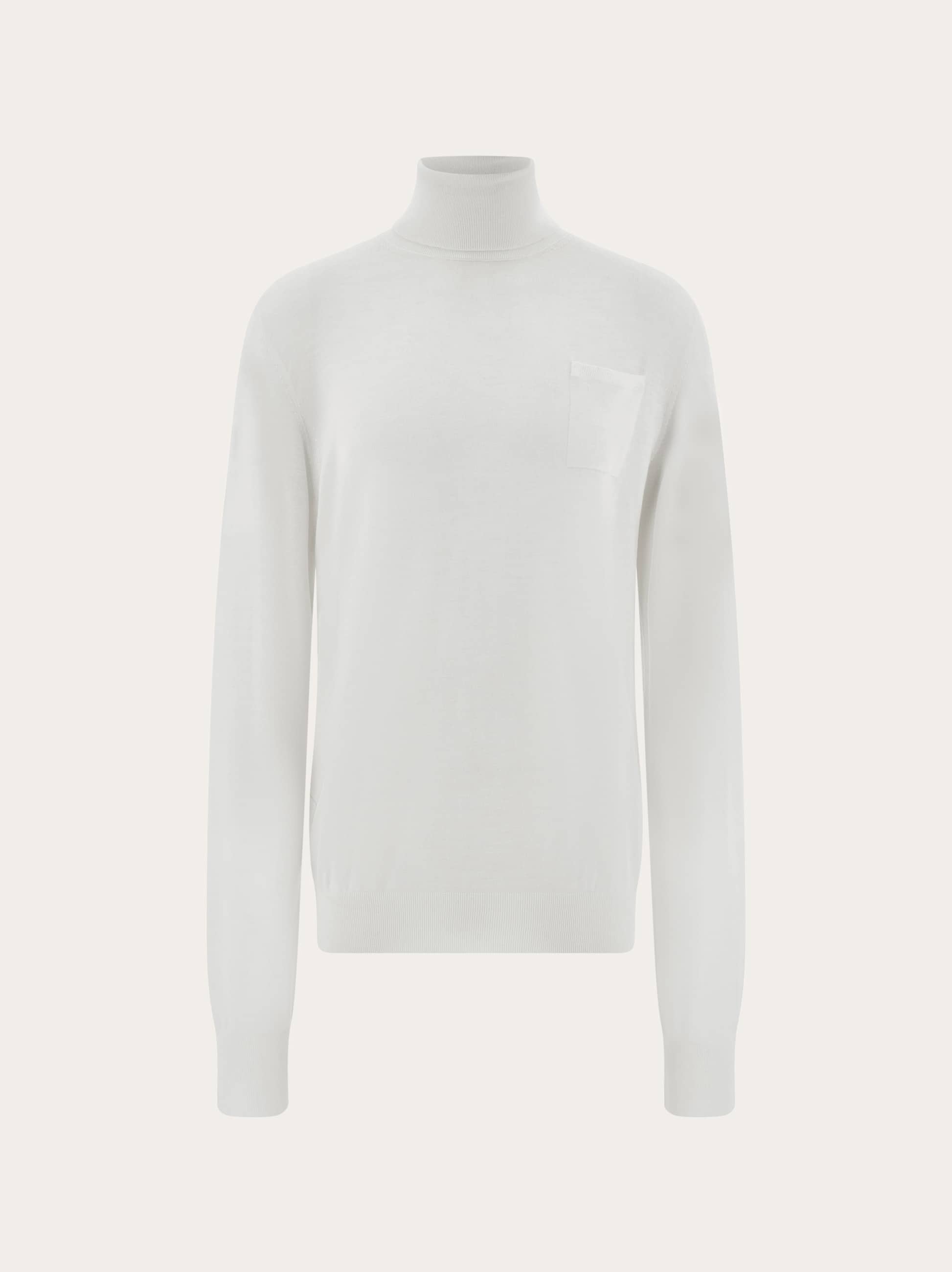 Ferragamo Turtleneck Sweater In Gray