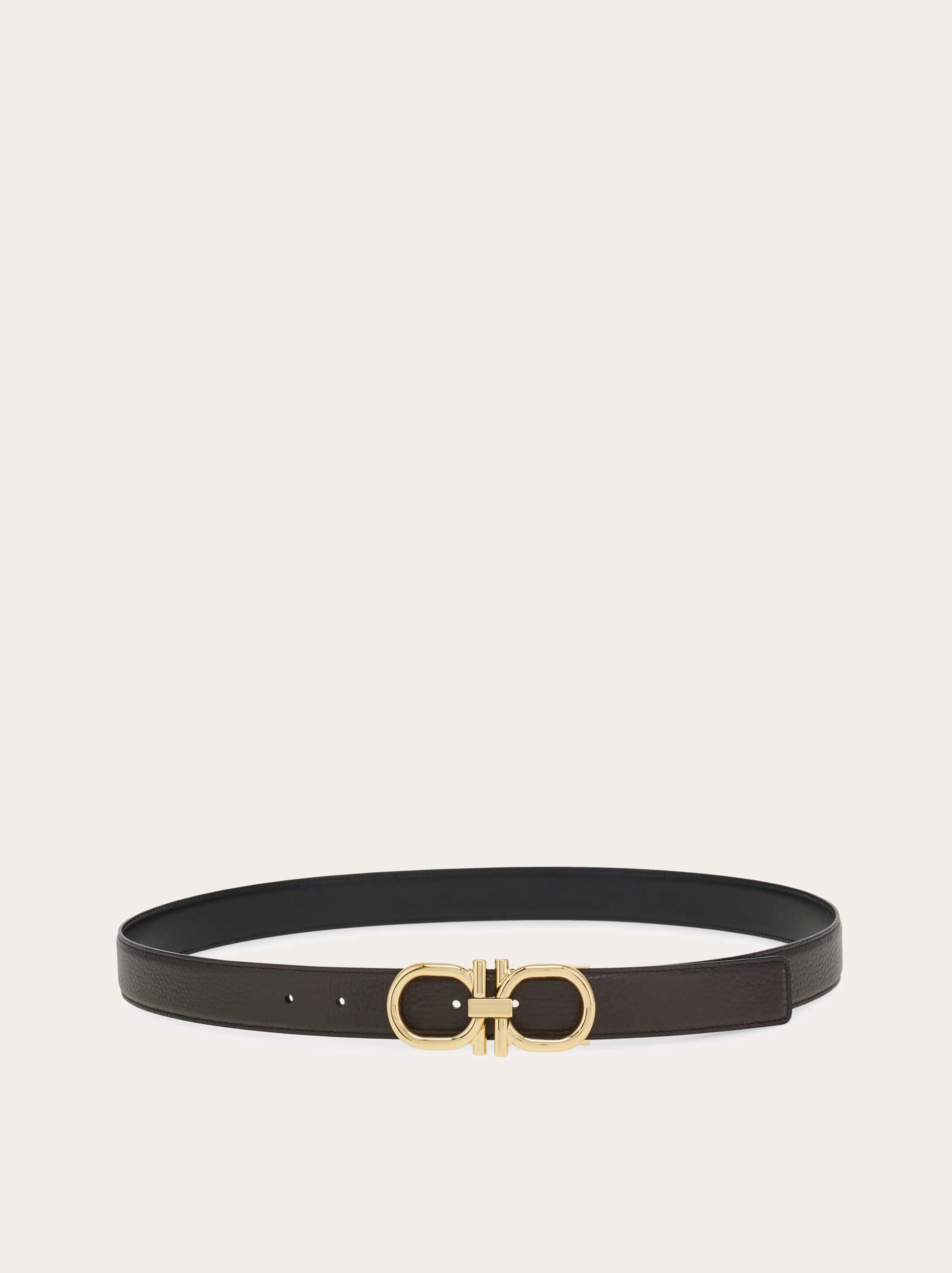  Ferragamo Herren Verstellbarer Gancini Wendegürtel Braun 