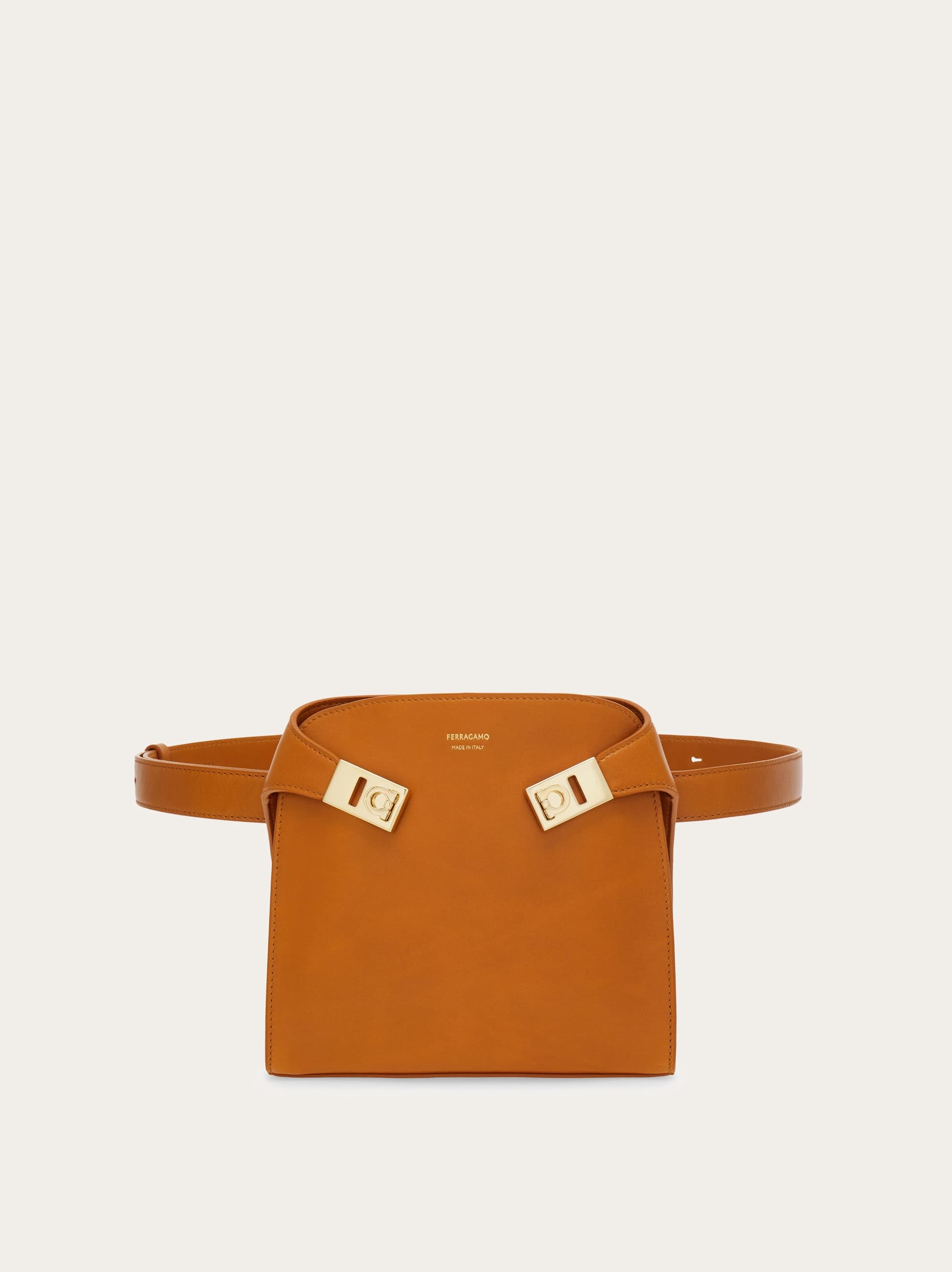 Ferragamo Hug Belt Bag In Yellow