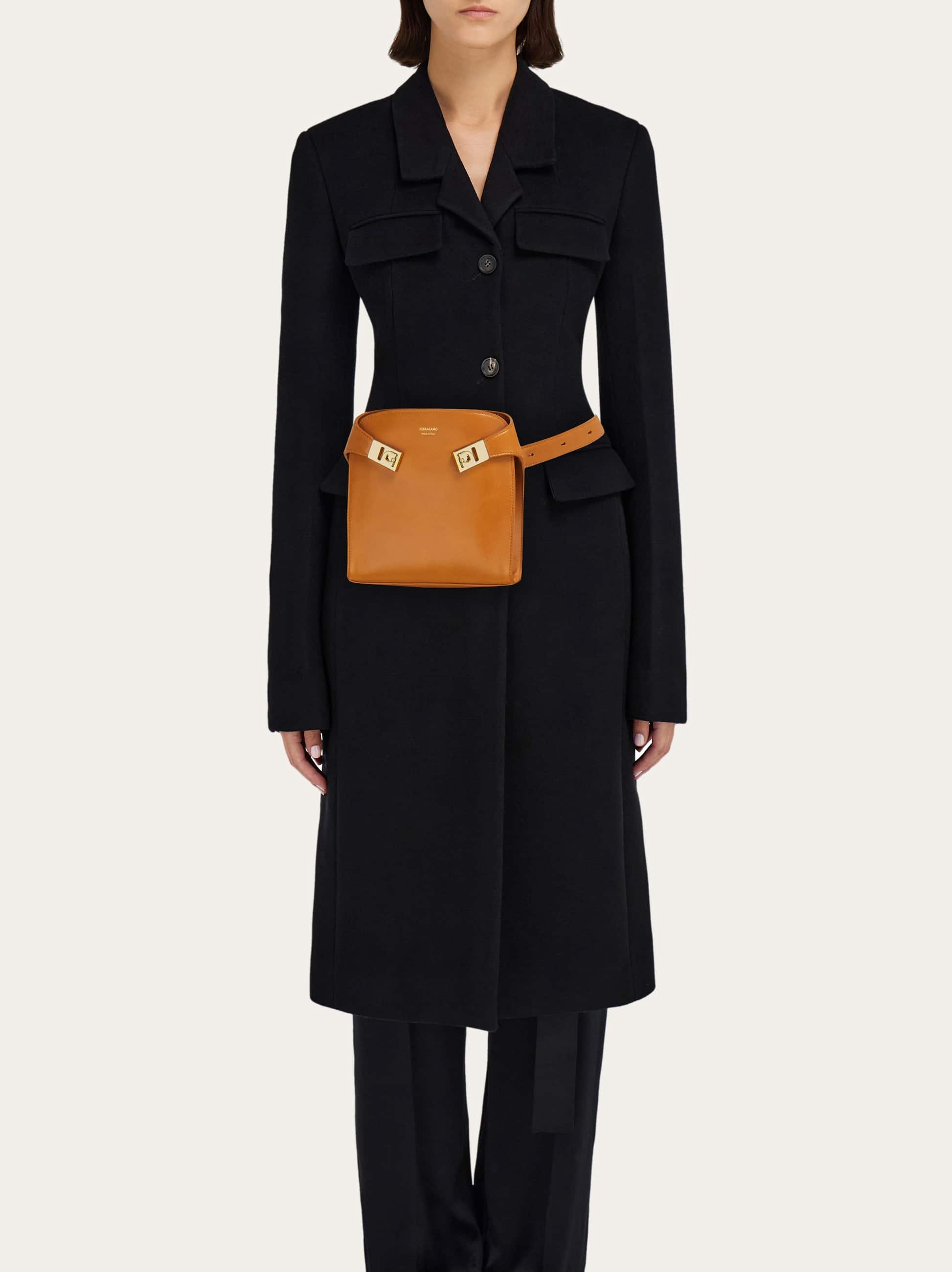 Ferragamo Hug Belt Bag In Yellow