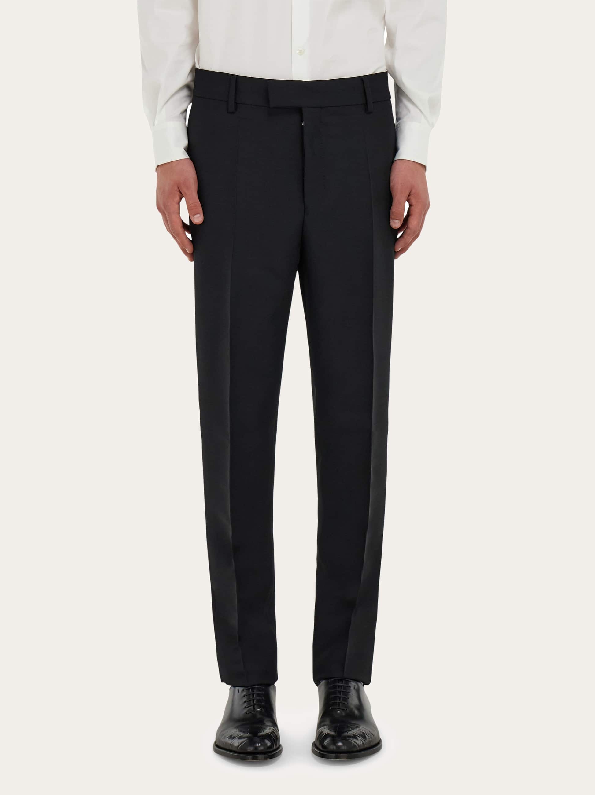  Ferragamo Herren Schneiderhose Schwarz 