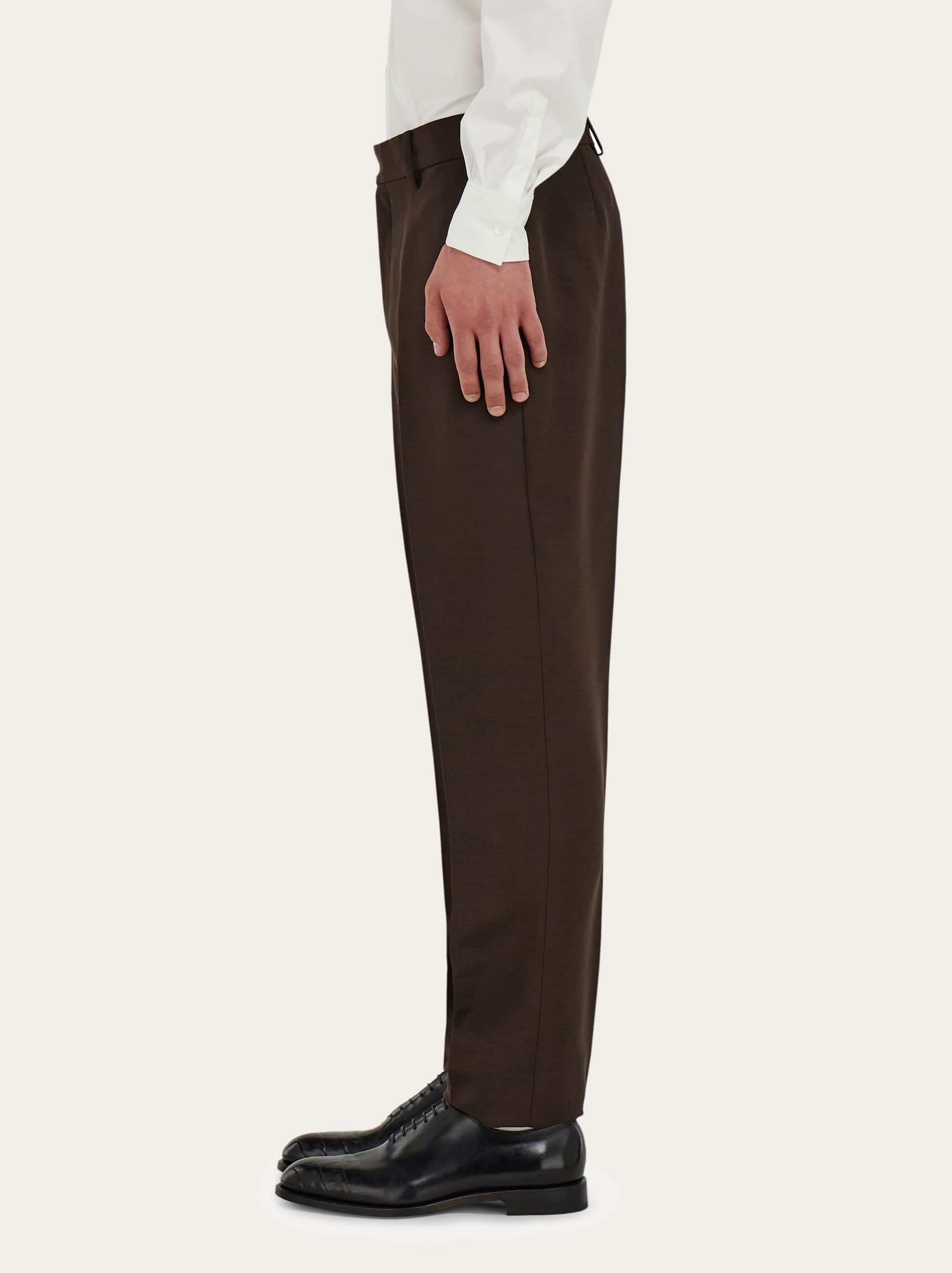  Ferragamo Herren Schneiderhose Braun 
