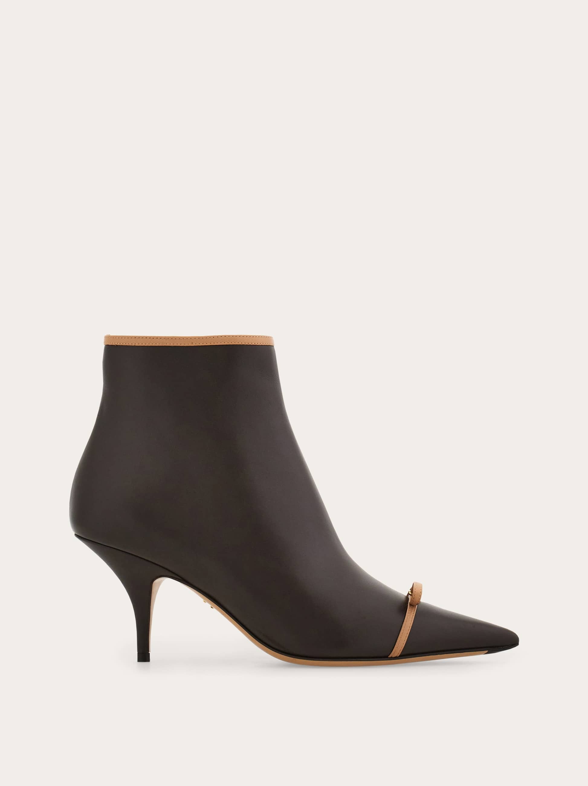 Ferragamo Donna Stivaletto mini Bow Marrone Taglia 36