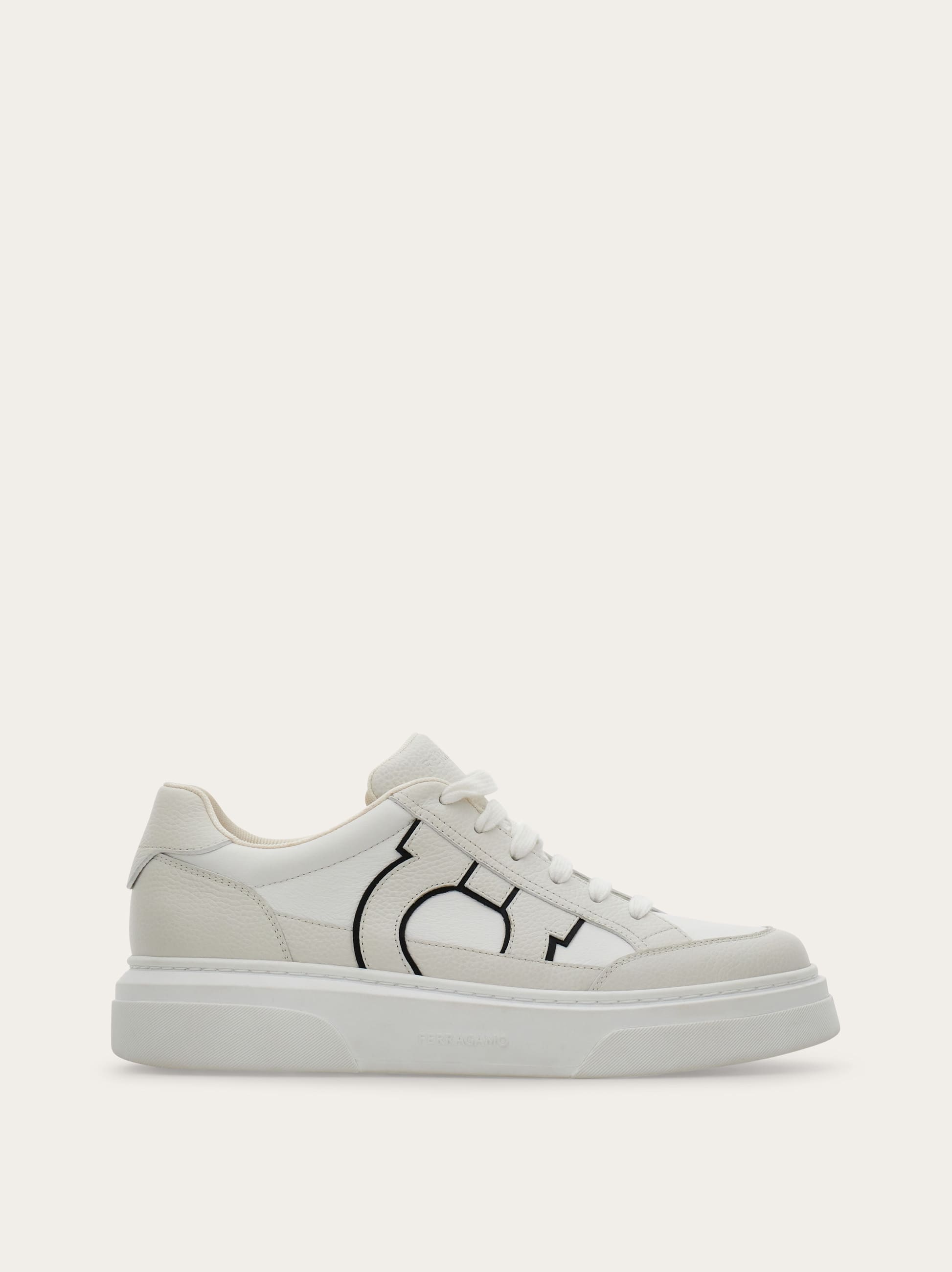 Ferragamo Gancini Low-top Sneaker In Multi