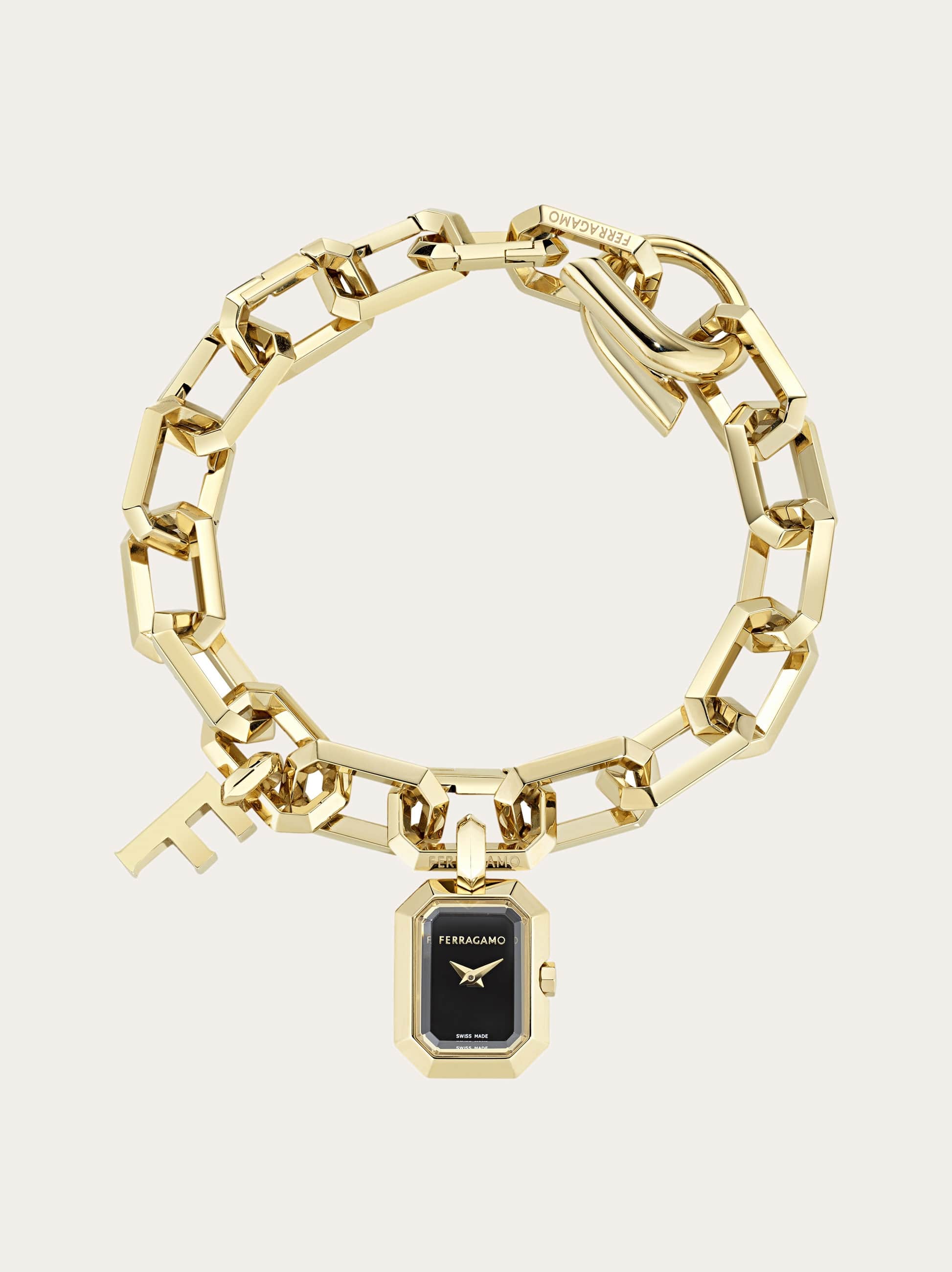 Ferragamo Women Ferragamo Charm Watch Black