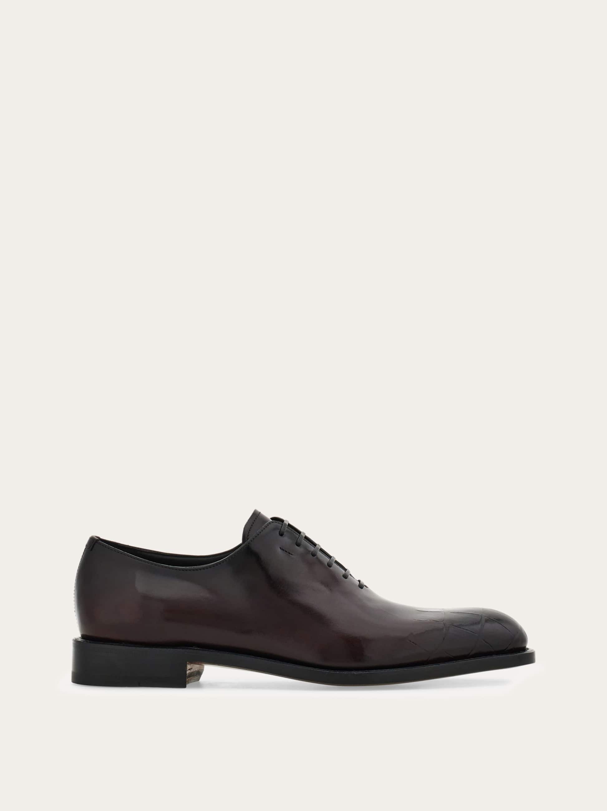 Ferragamo Uomo Oxford Tramezza Rosso Taglia 40