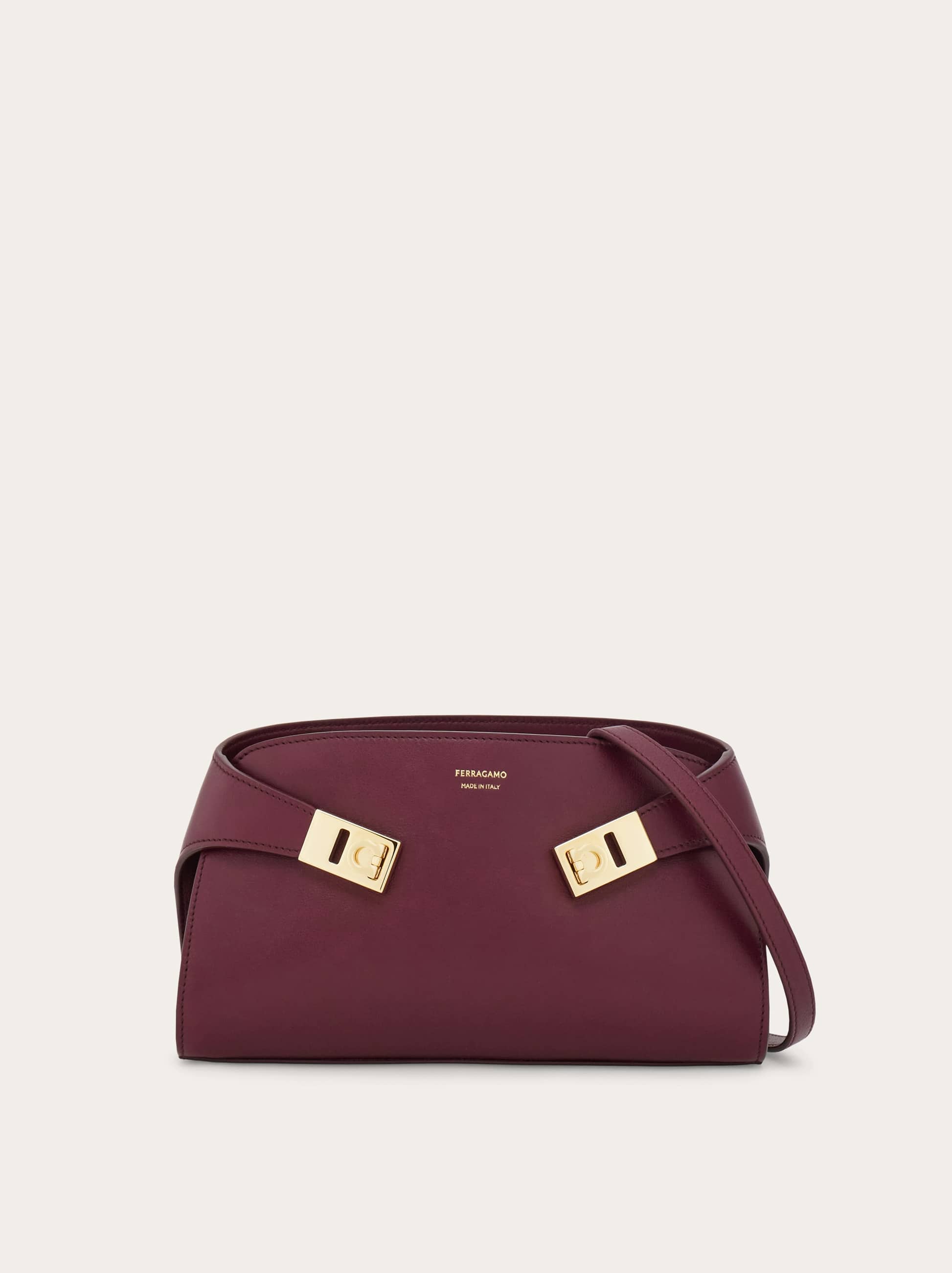 Ferragamo Hug Mini Crossbody Bag In Purple