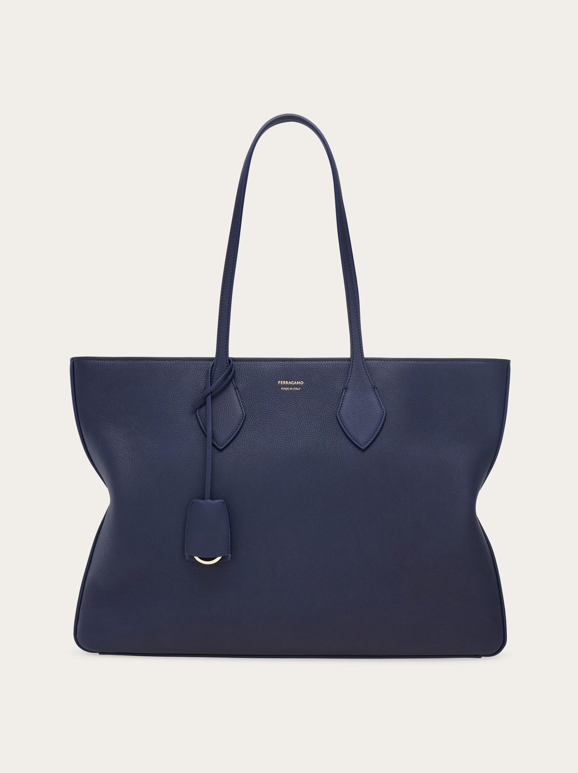 Ferragamo Star-shaped Tote Bag (l) In Blue