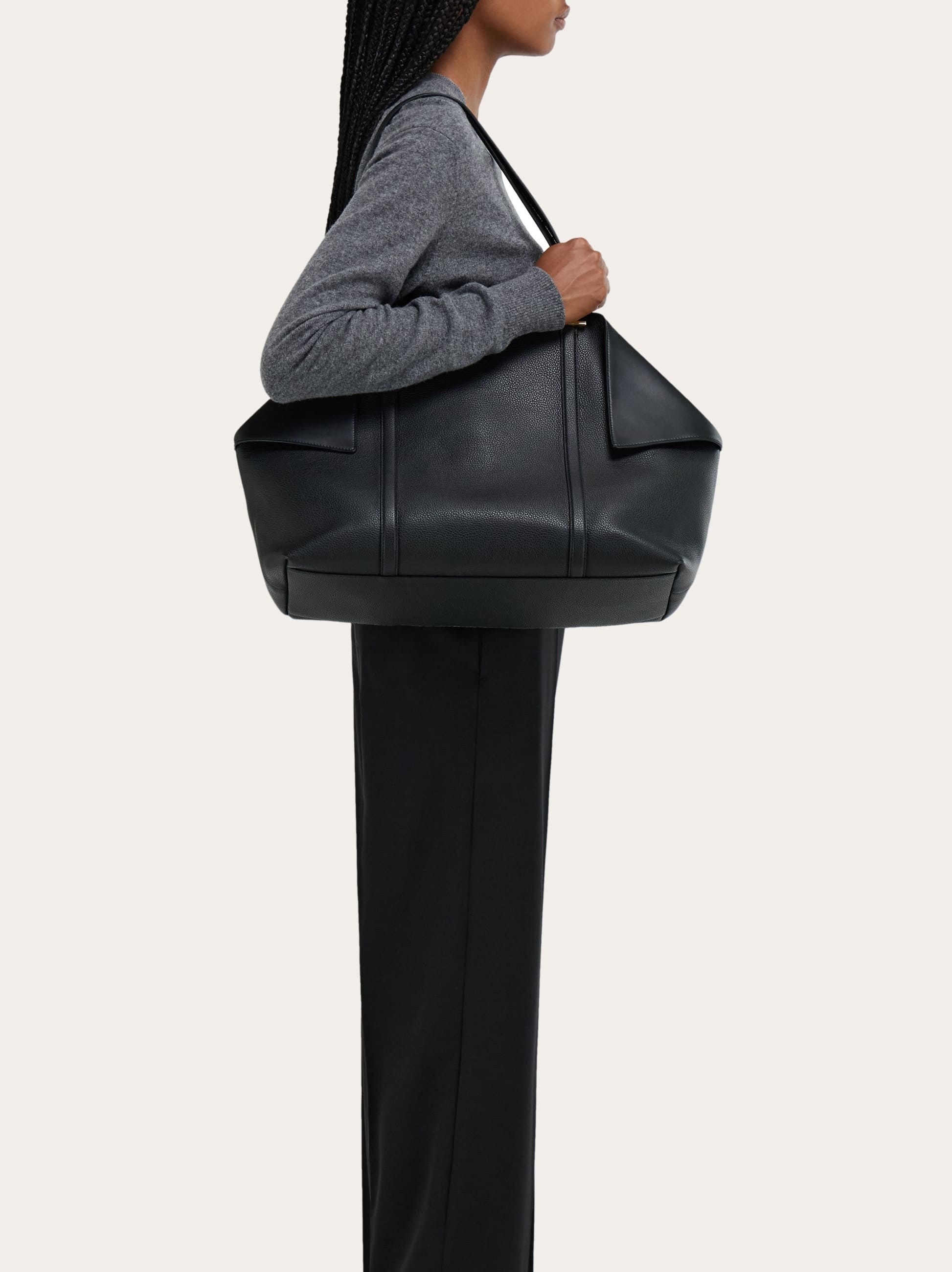  Ferragamo Damen Totebag (l) Schwarz 