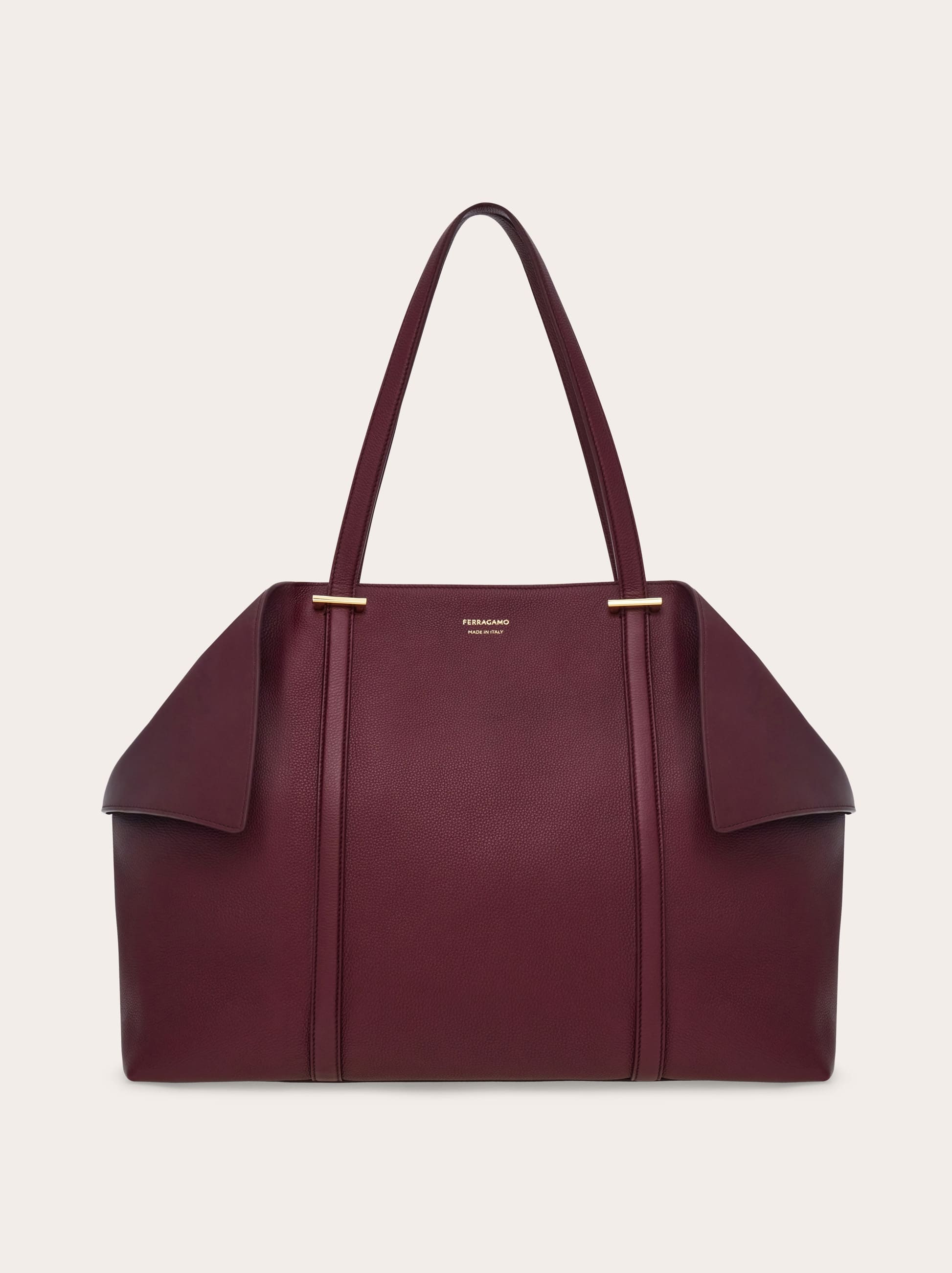 Ferragamo Tote Bag (l) In Purple