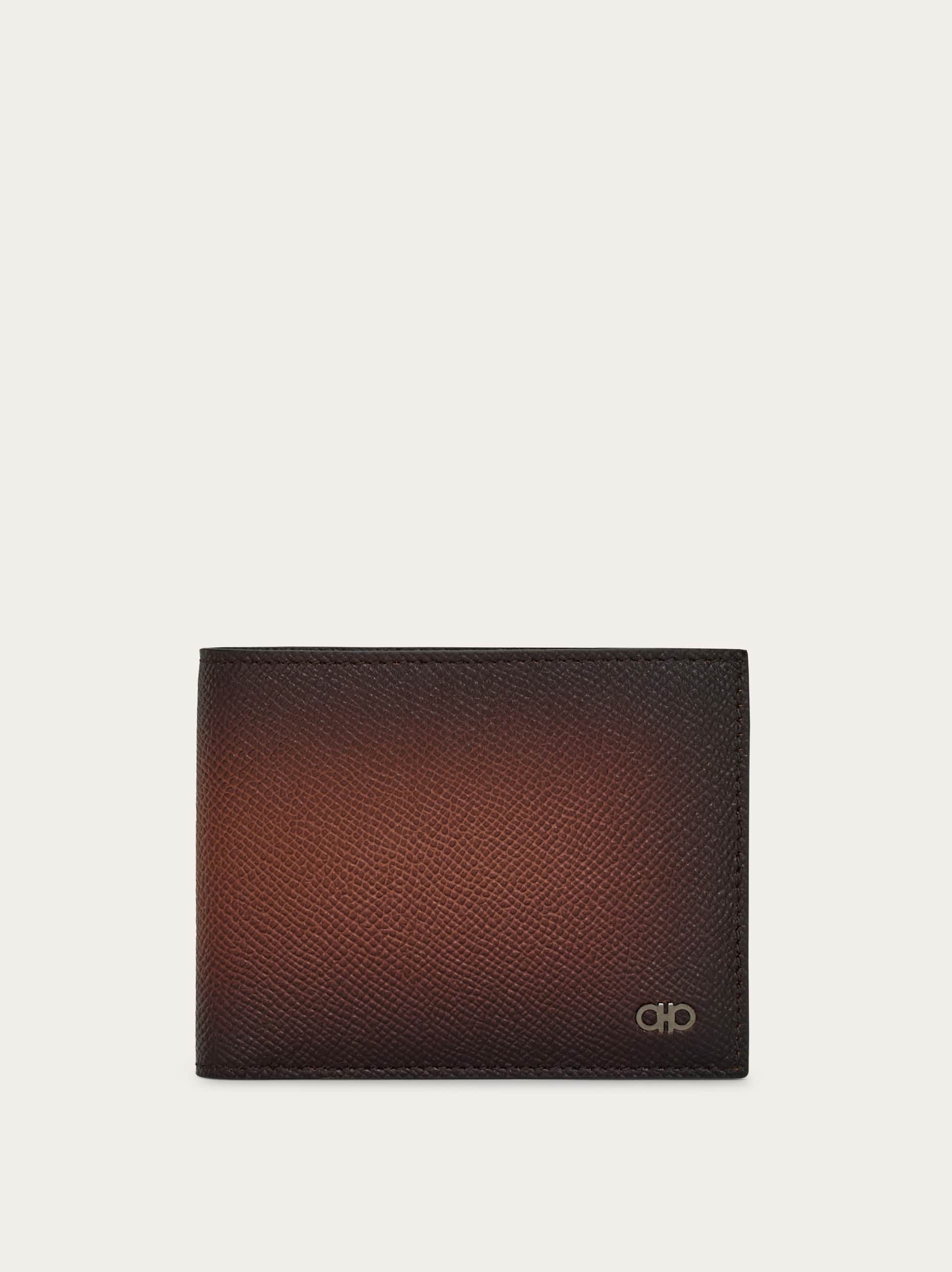 Ferragamo Gancini Wallet In Brown