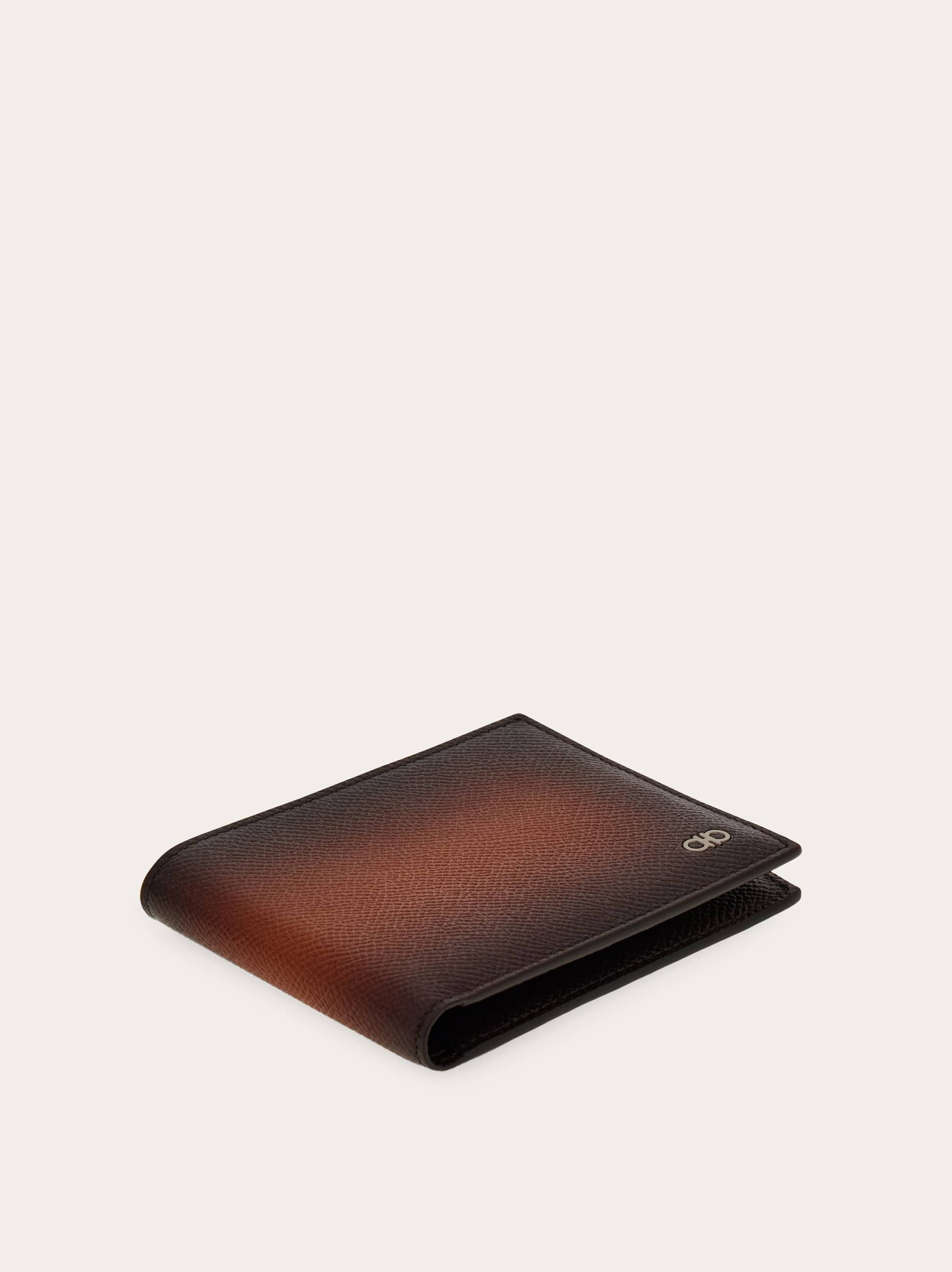 Ferragamo Gancini Wallet In Brown