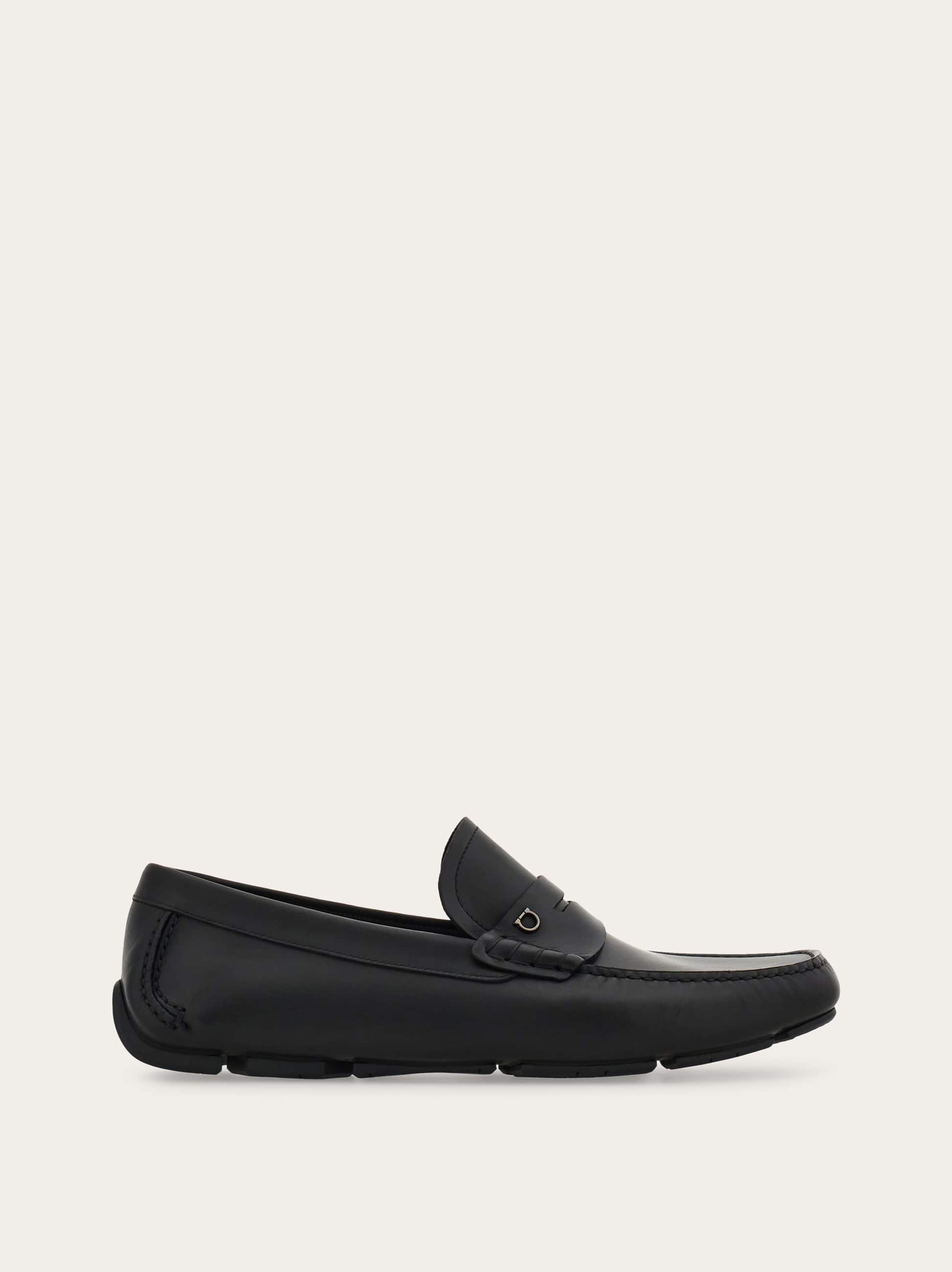 Ferragamo Penny Driver Loafer In Black