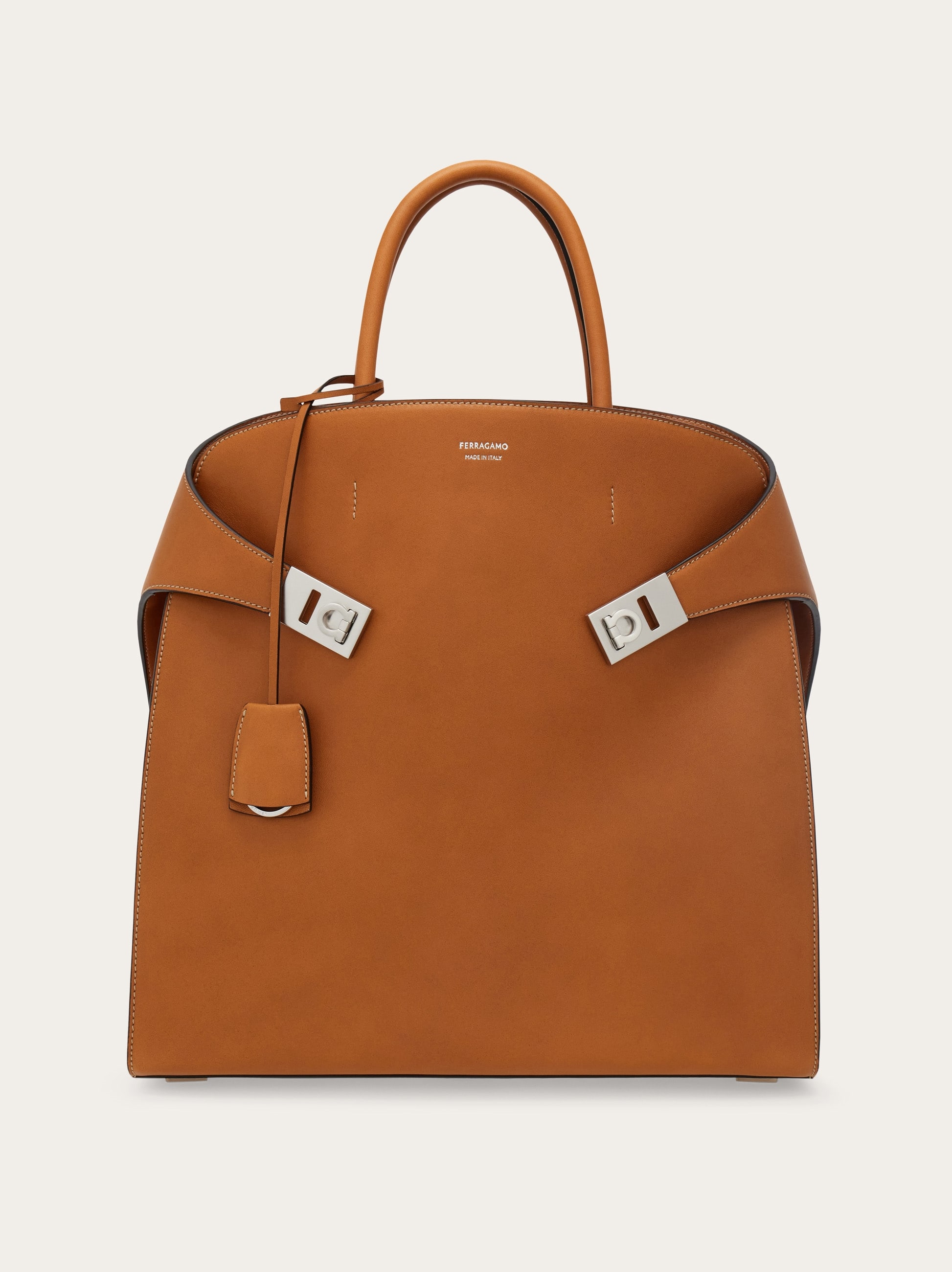 Ferragamo Uomo Tote bag Hug Marrone