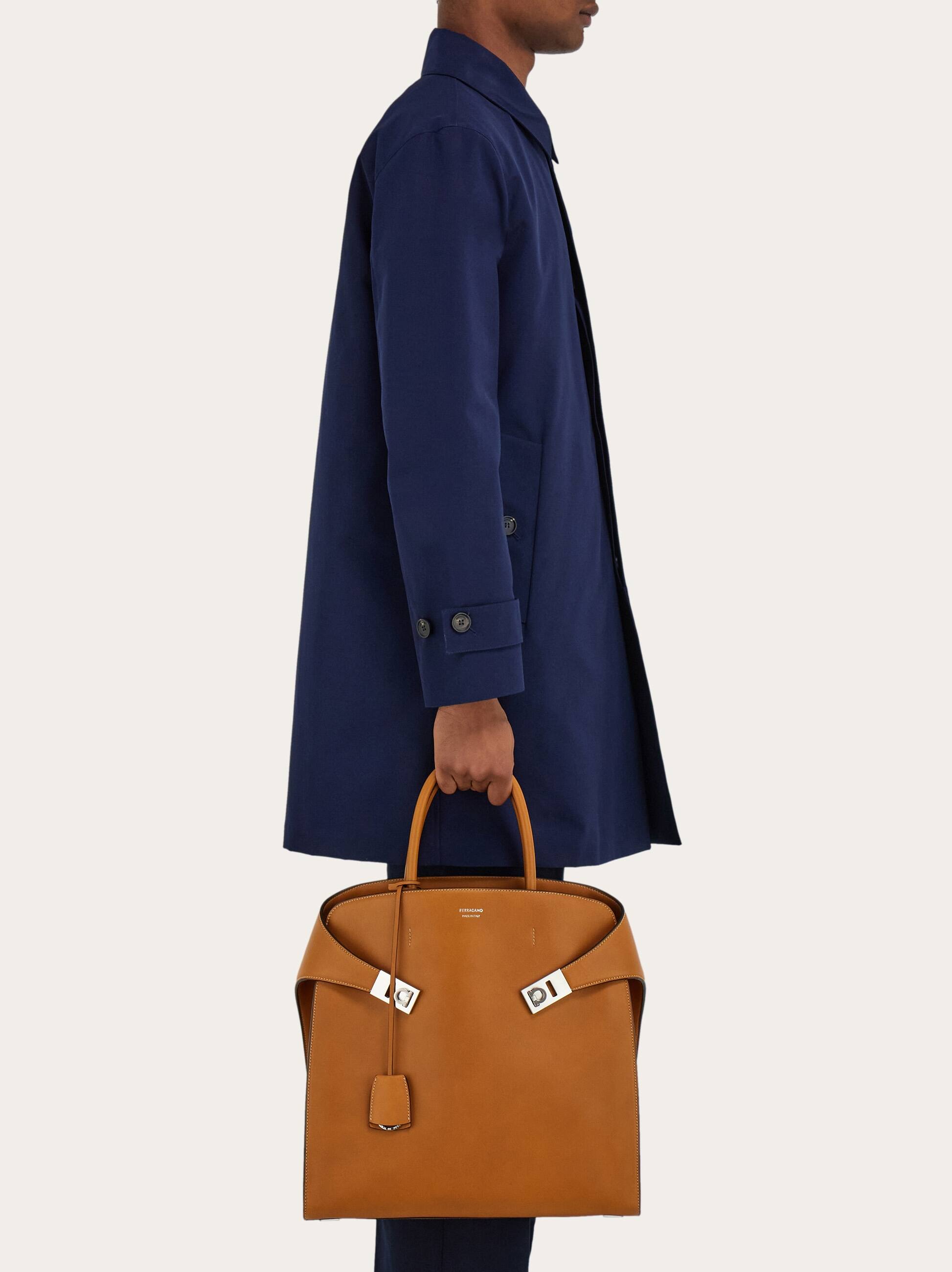  Ferragamo Herren Hug Totebag Braun 