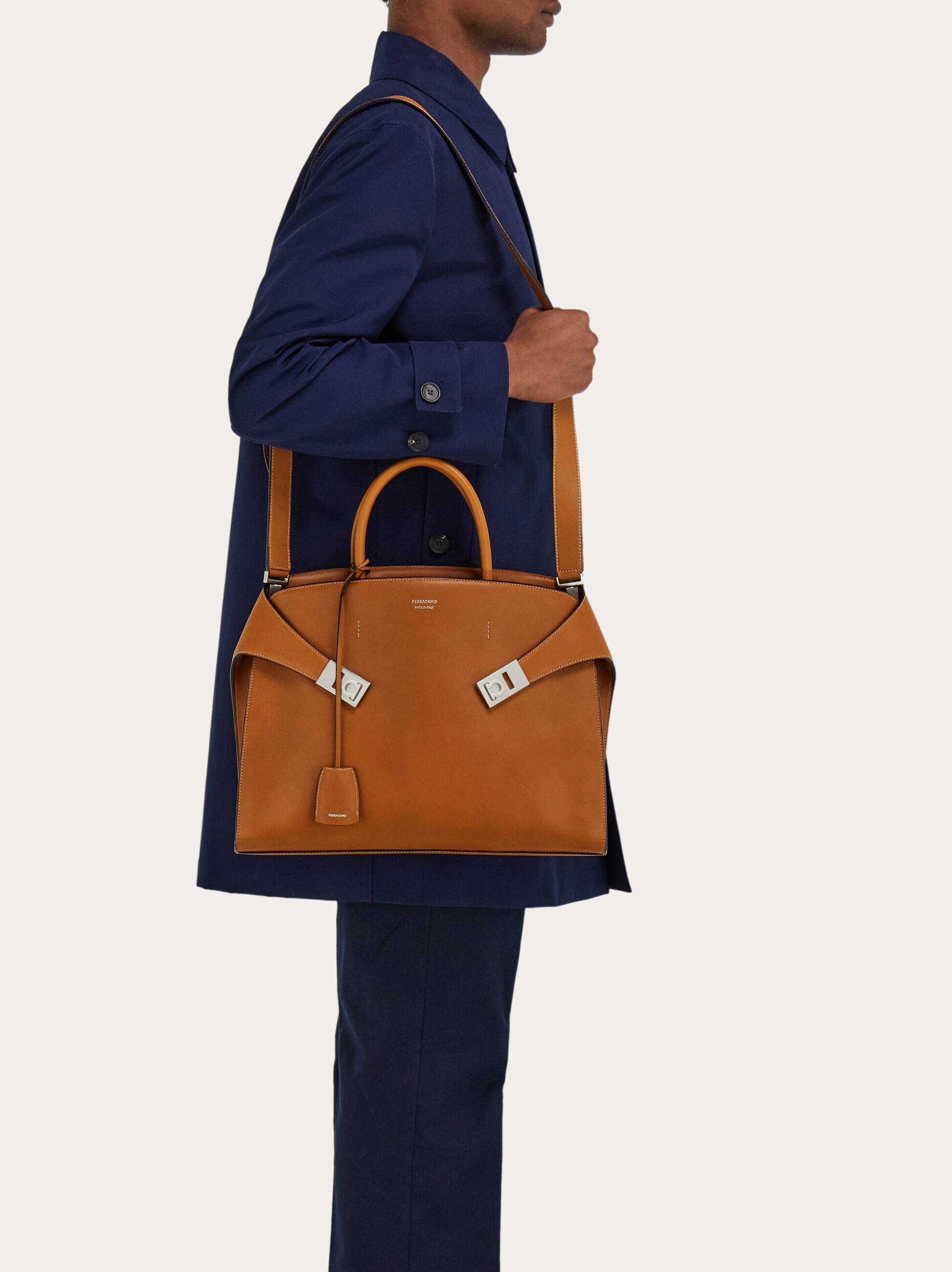  Ferragamo Herren Hug Aktentasche Braun 