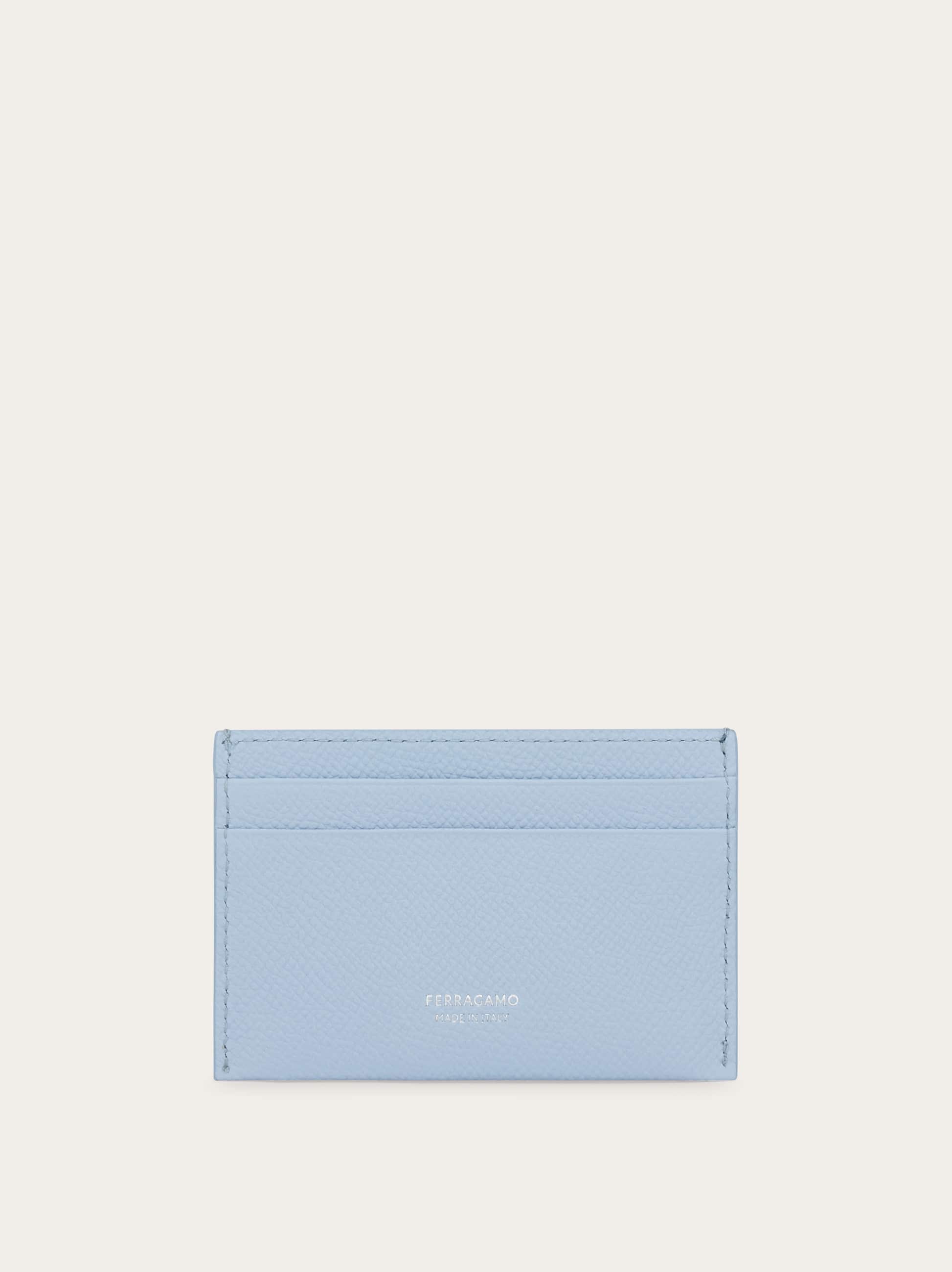  Ferragamo Damen Gancini Kreditkartenetui Blau 