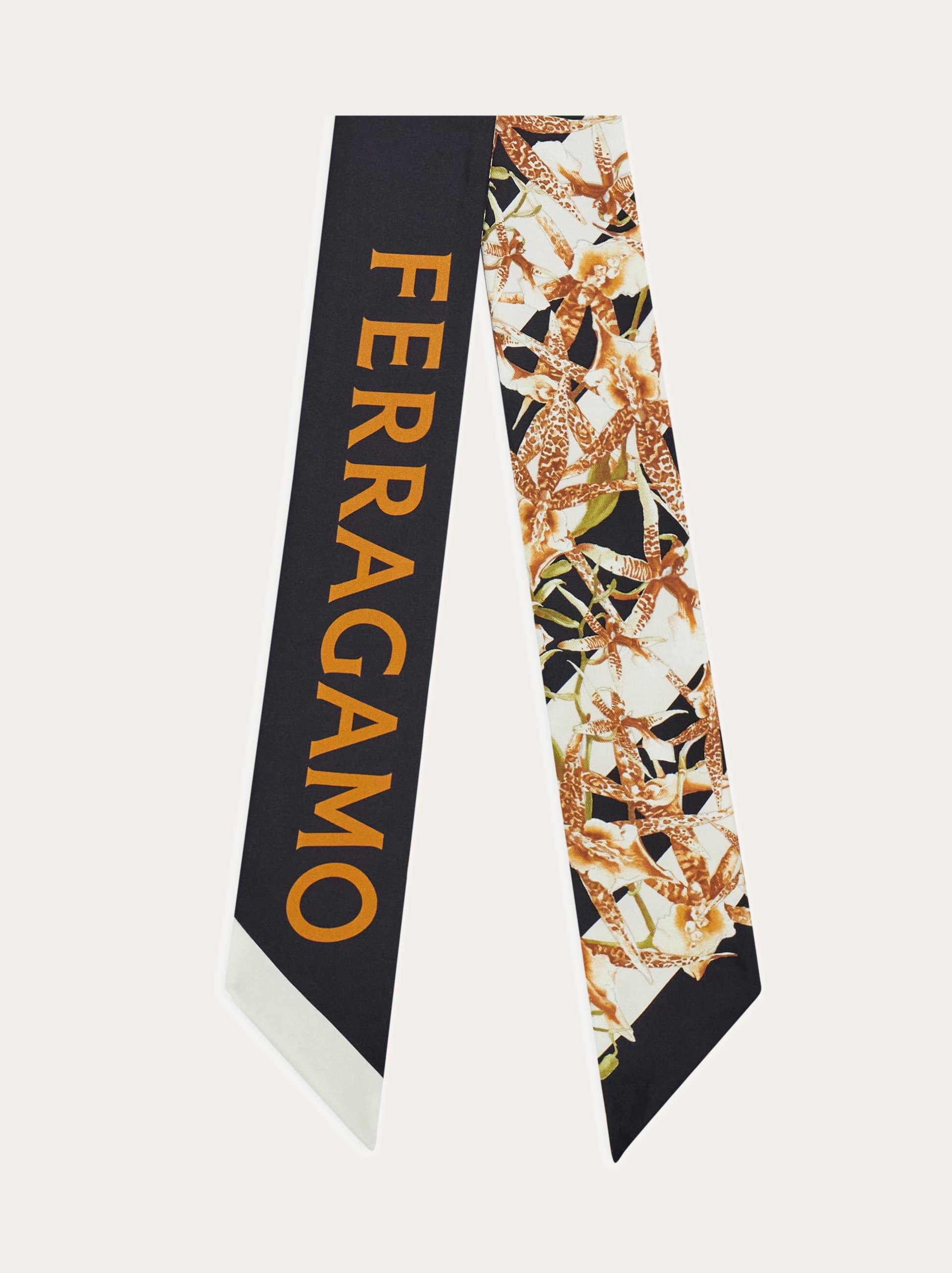 Ferragamo Donna Bandeau stampa Gaia Bianco