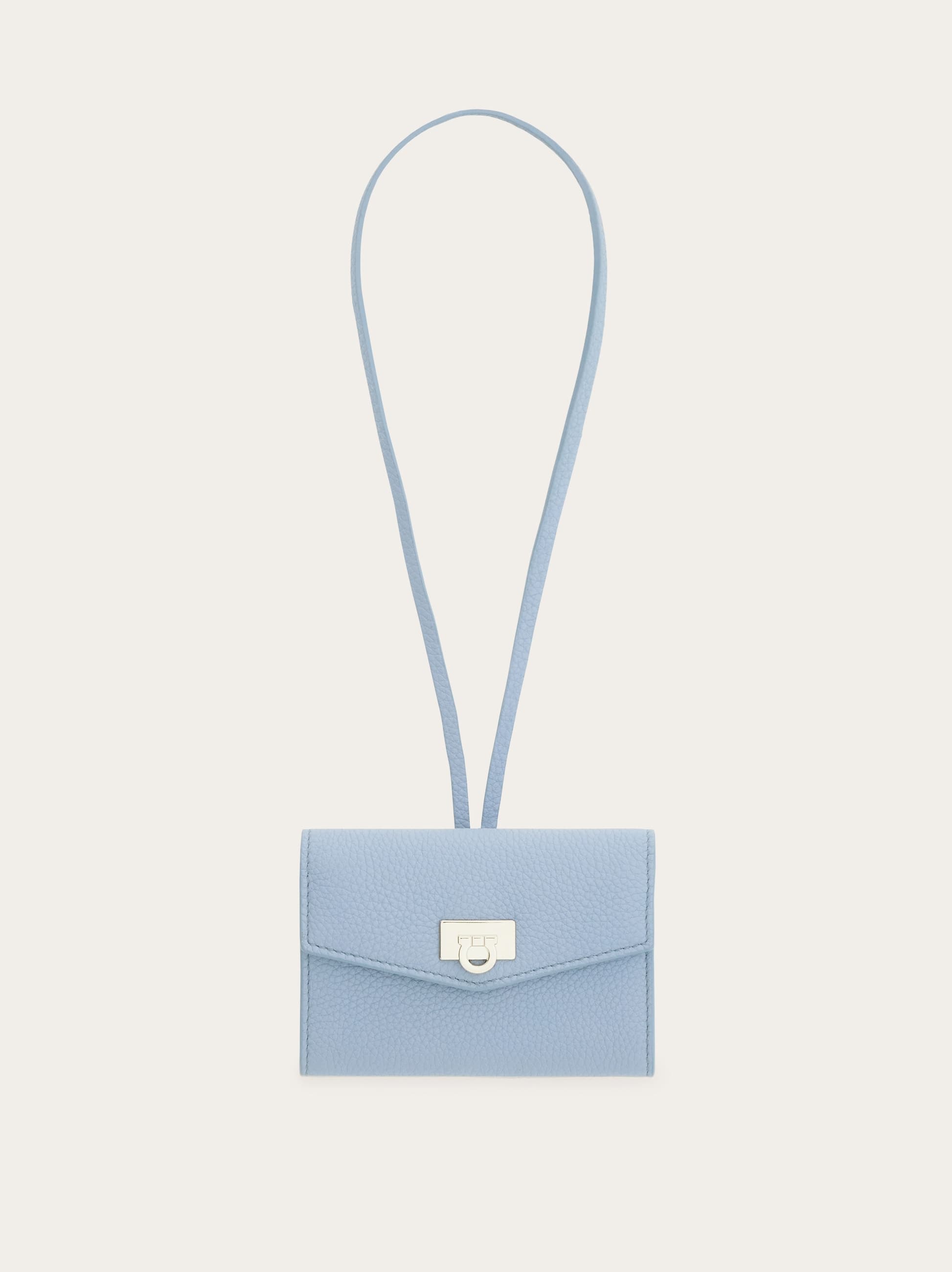 Ferragamo Donna Charm porta carte Blu