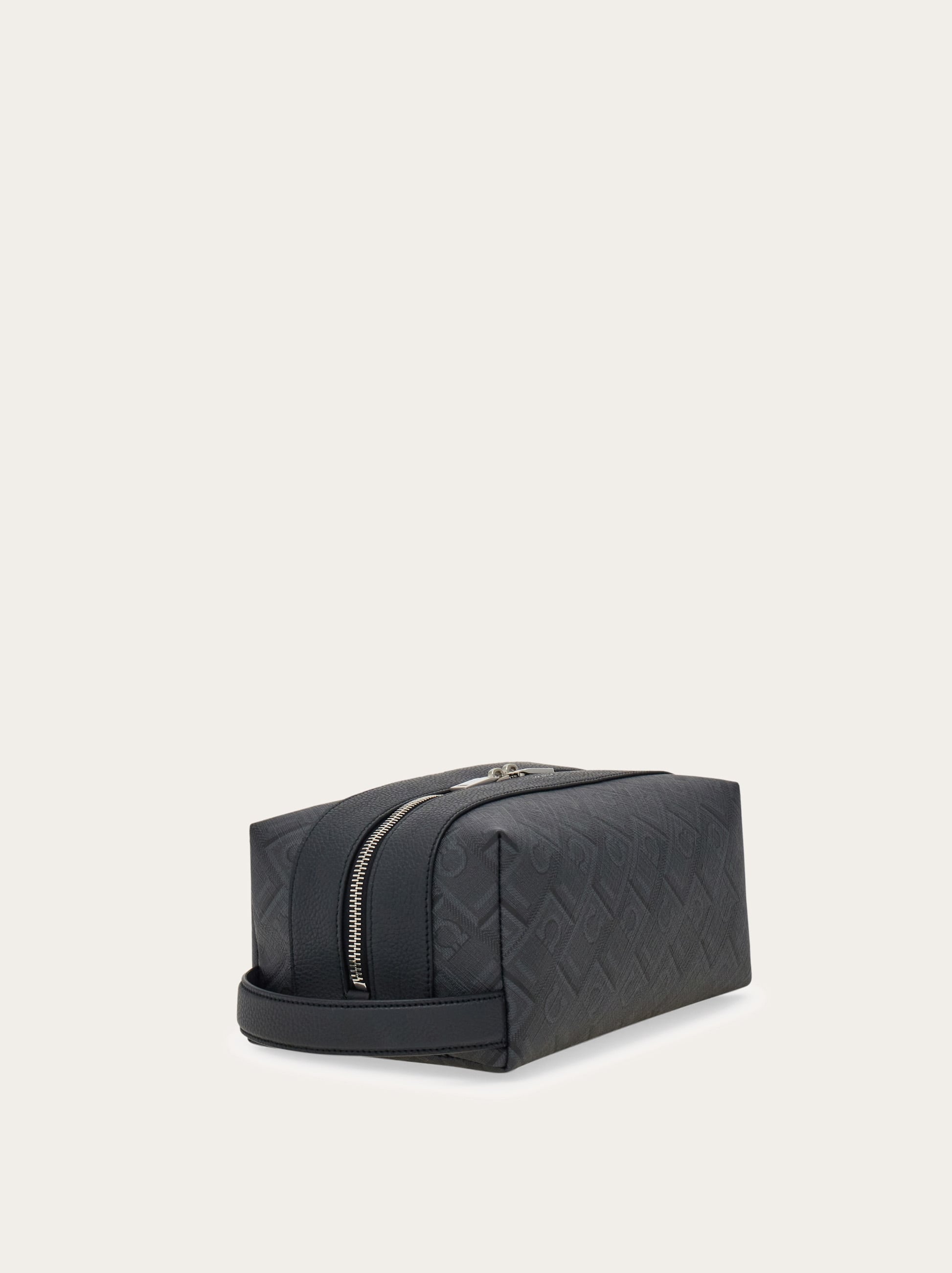  Ferragamo Herren Necessaire Schwarz 