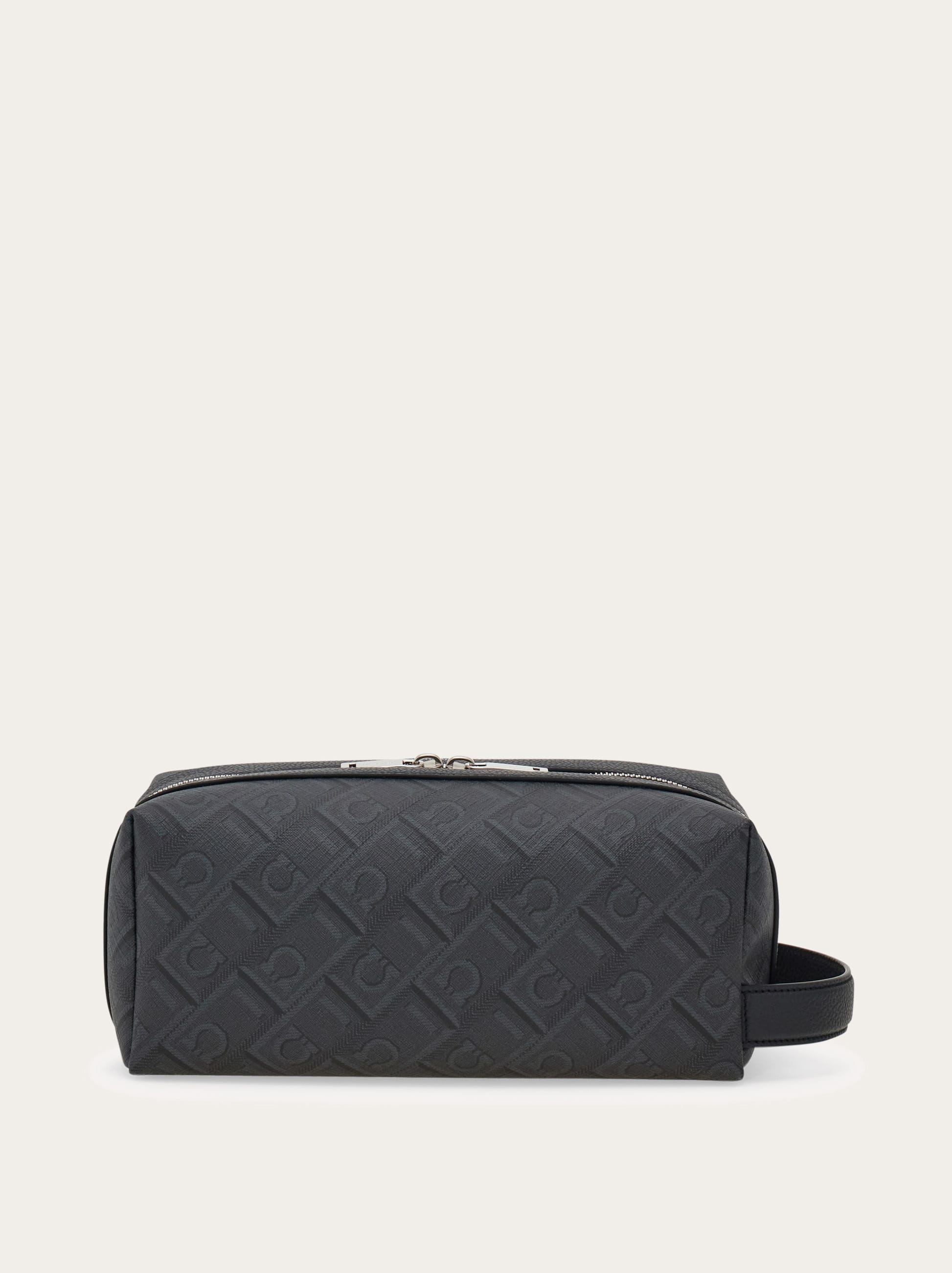  Ferragamo Herren Necessaire Schwarz 