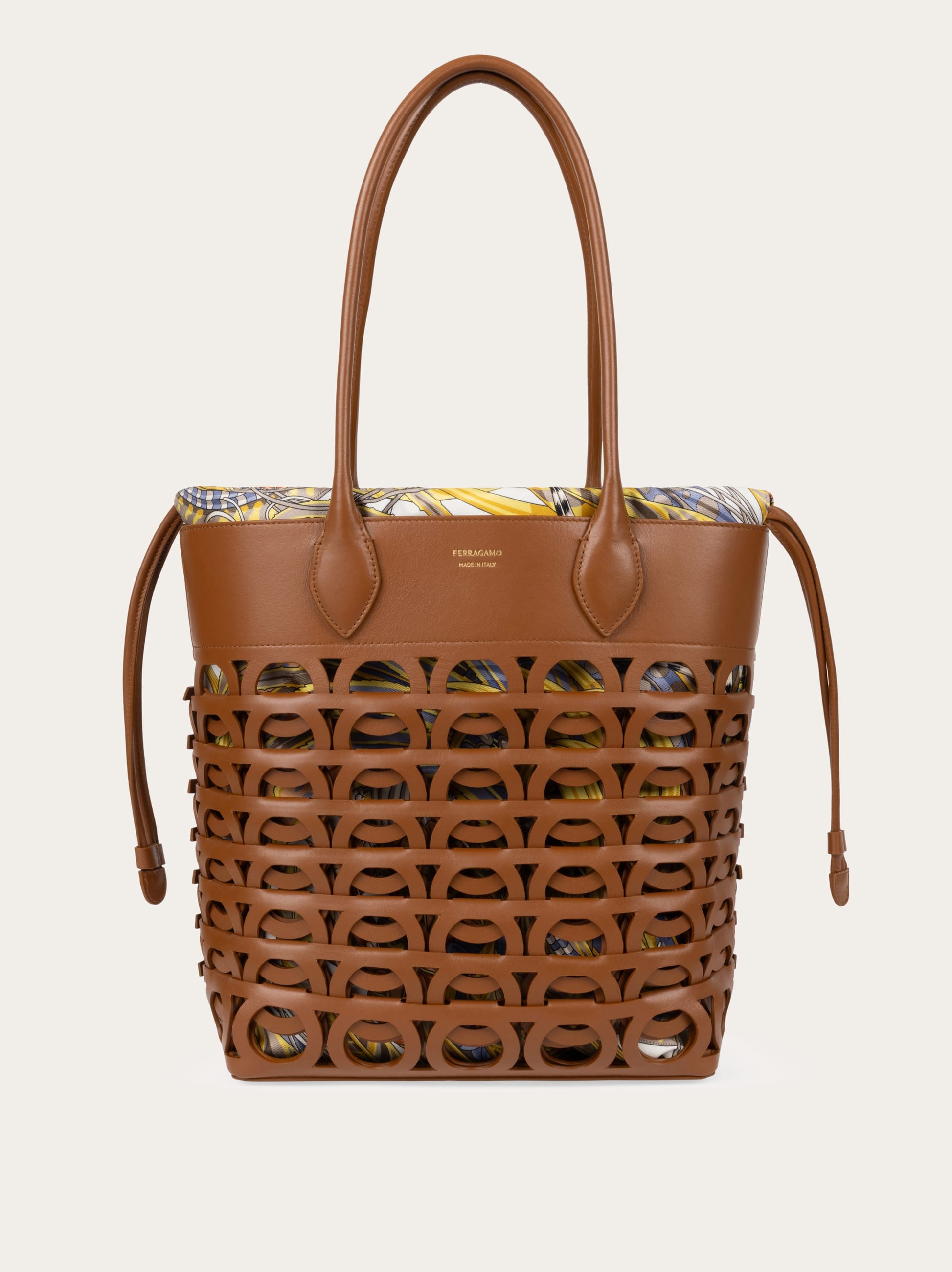 Ferragamo Women Gancini tote bag (M) Brown
