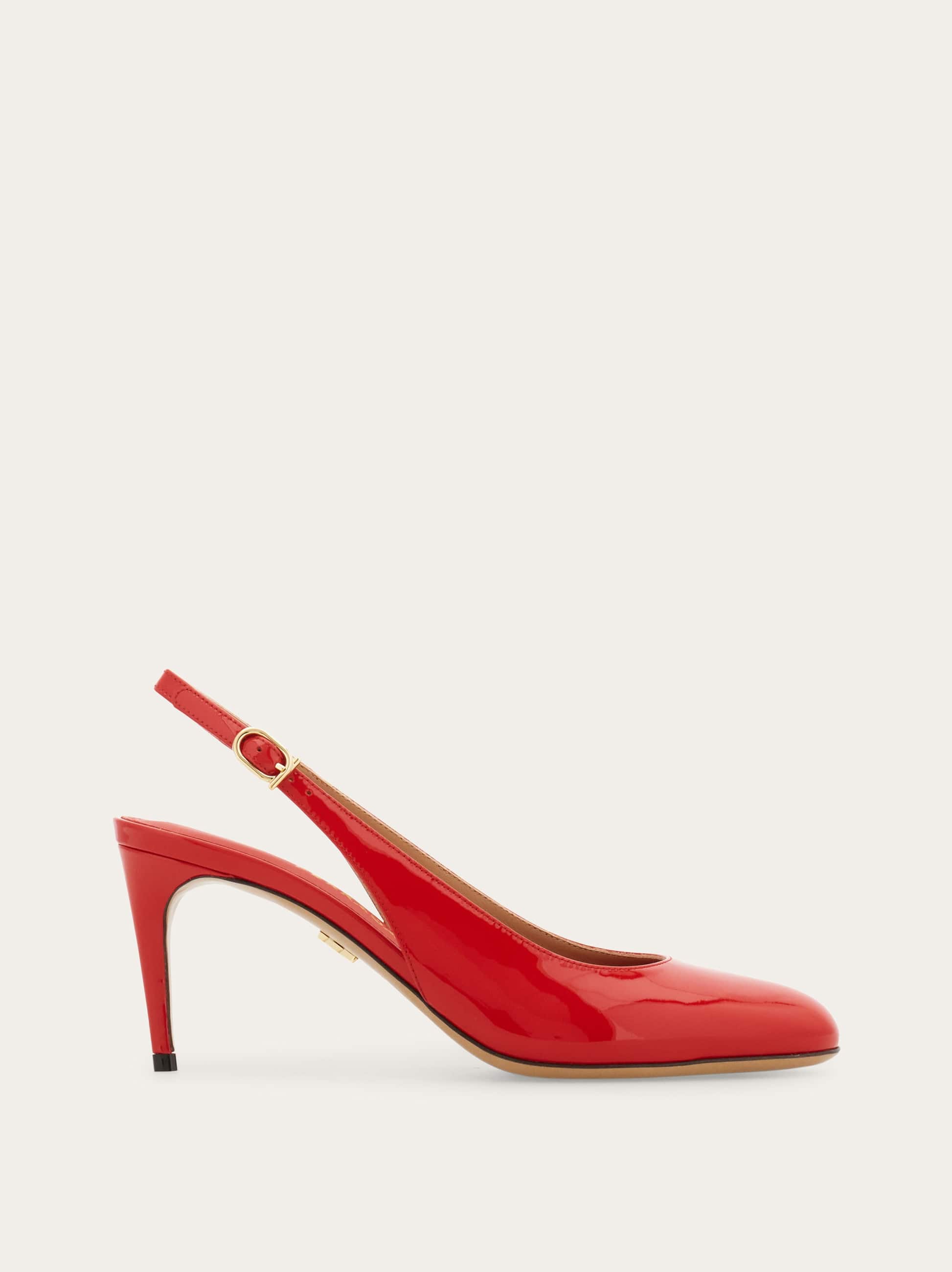 Ferragamo Donna Slingback Rosso Taglia 35.5