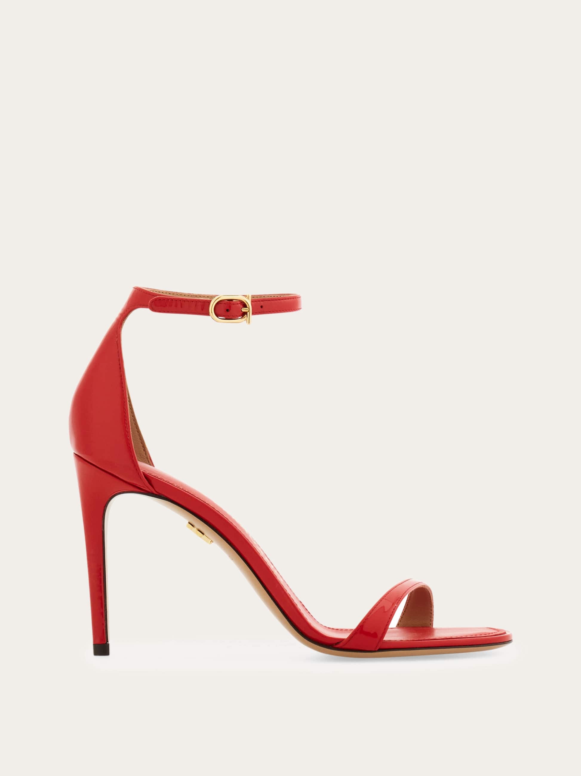 Ferragamo Women Strappy stiletto sandal Red Size 5
