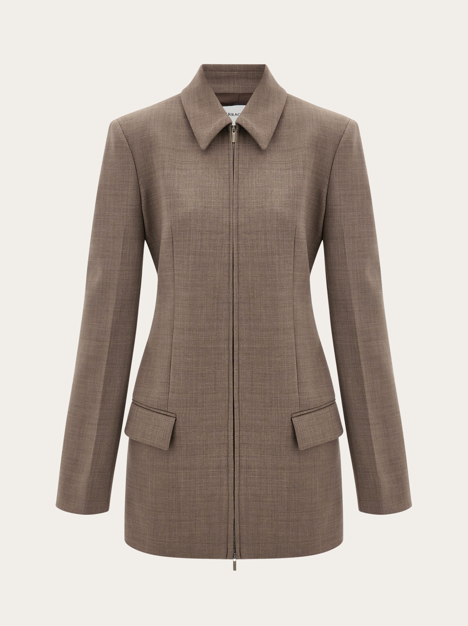 Ferragamo Donna Giacca lunga Beige